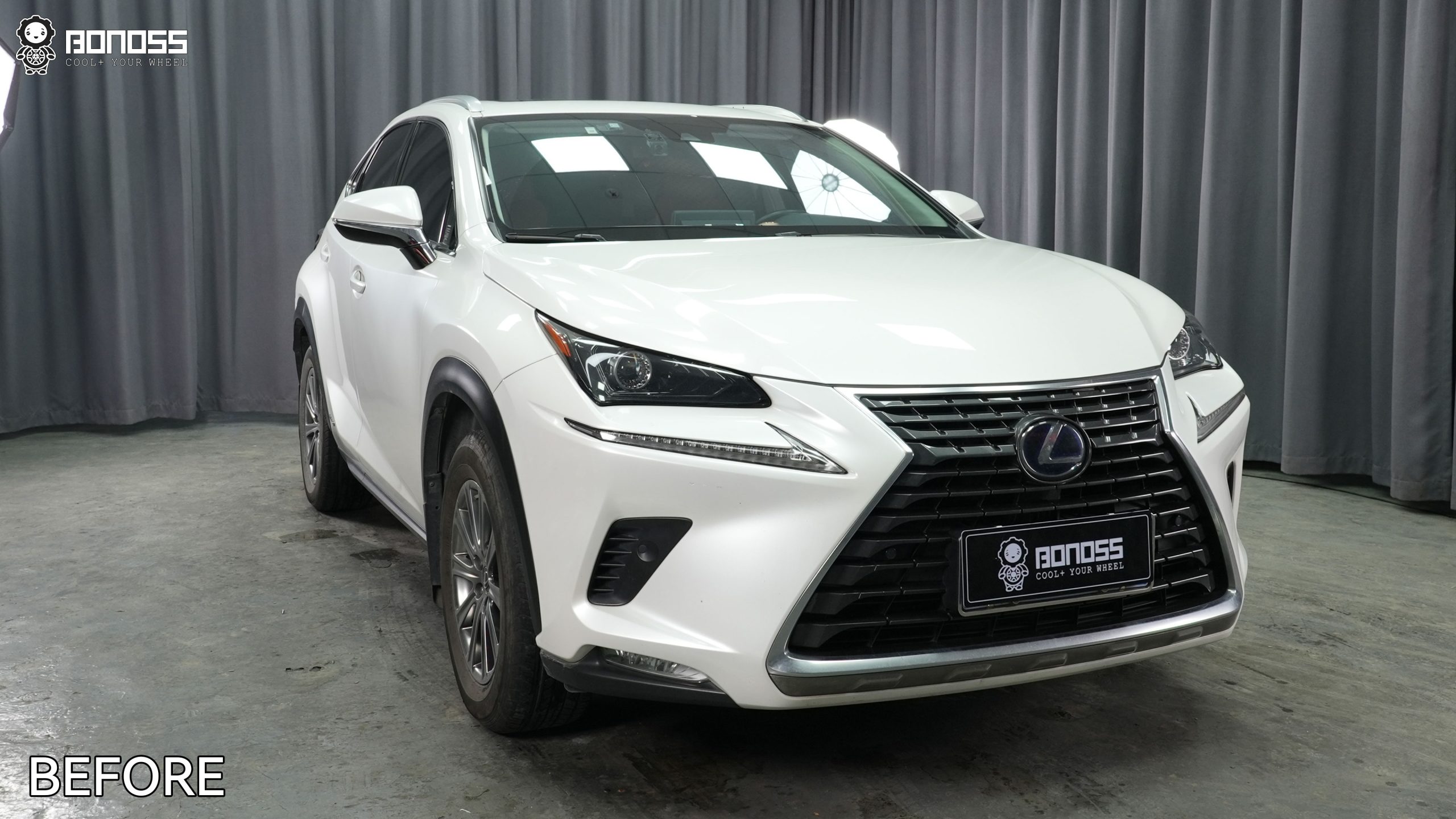 BONOSS Forged Active Cooling 2018 Lexus NX Wheel Spacers Front 20mm Rear 25mm Before and After (7)