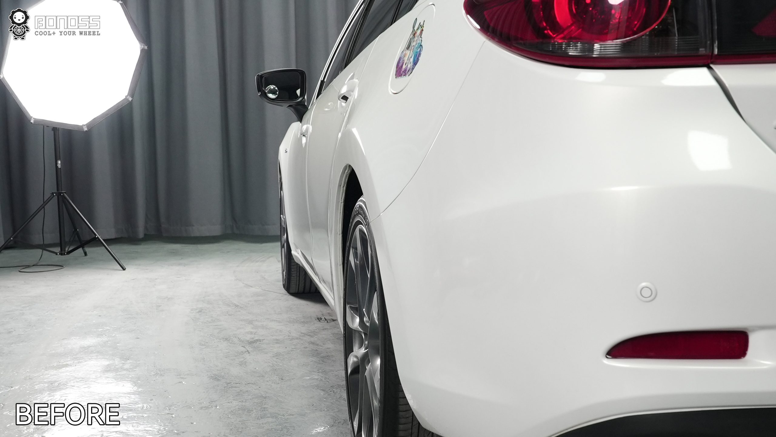 BONOSS Forged Active Cooling 2018 Mazda Mazda6 Wheel Spacers Front 20mm Rear 25mm Before and After (10)