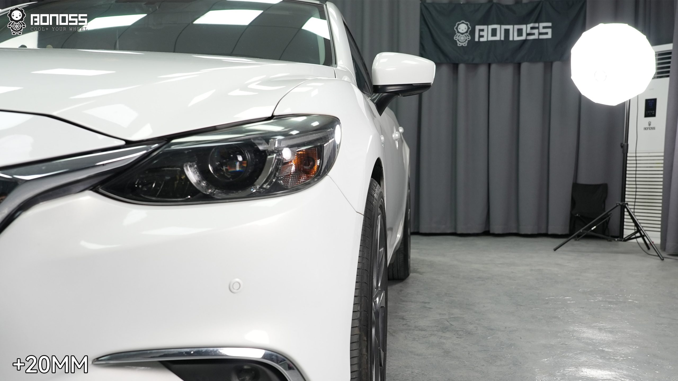 BONOSS Forged Active Cooling 2018 Mazda Mazda6 Wheel Spacers Front 20mm Rear 25mm Before and After (3)