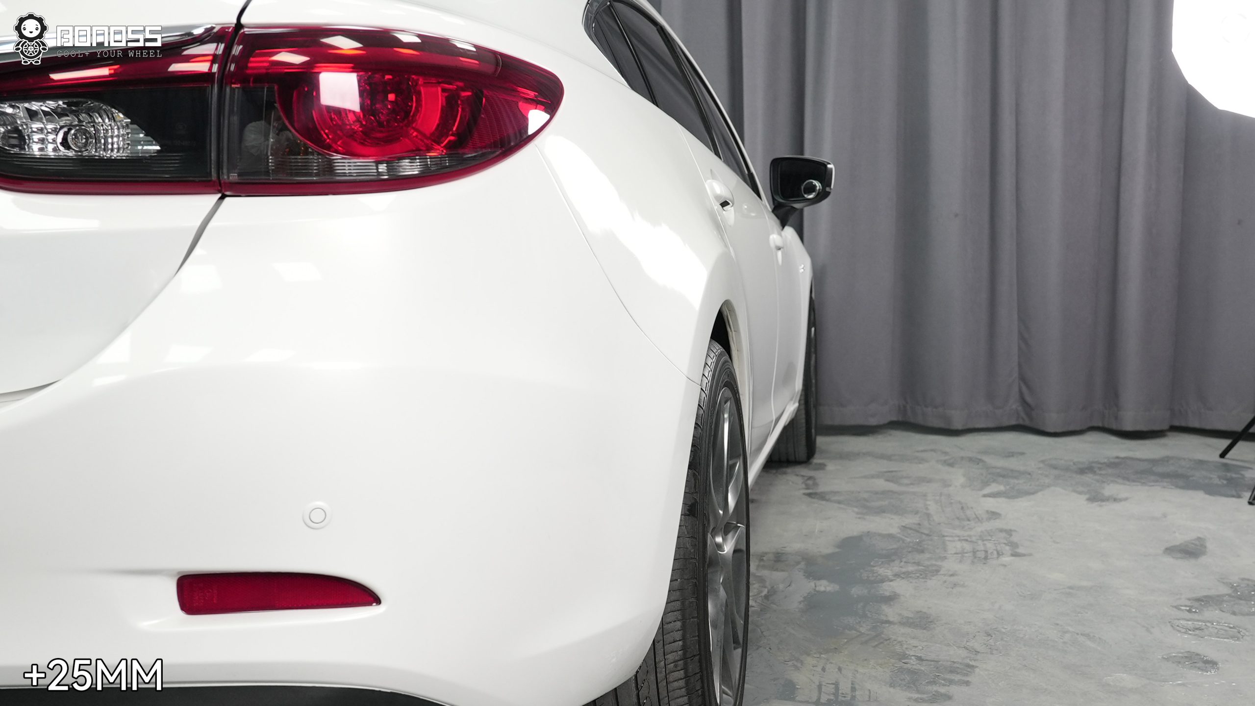 BONOSS Forged Active Cooling 2018 Mazda Mazda6 Wheel Spacers Front 20mm Rear 25mm Before and After (6)