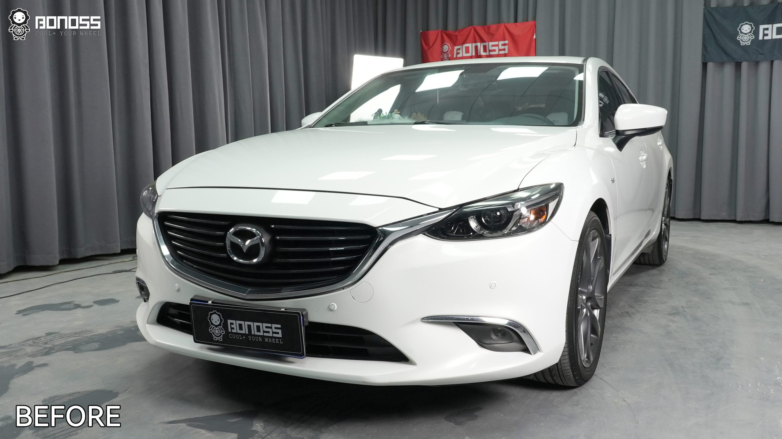 BONOSS Forged Active Cooling 2018 Mazda Mazda6 Wheel Spacers Front 20mm Rear 25mm Before and After (7)