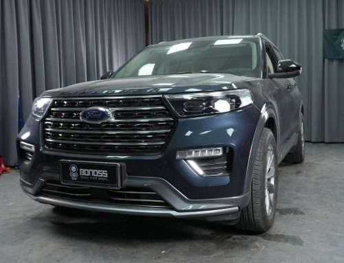 BONOSS Forged Active Cooling 2020 Ford Explorer Wheel Spacers Front 30mm Rear 35mm Before and After