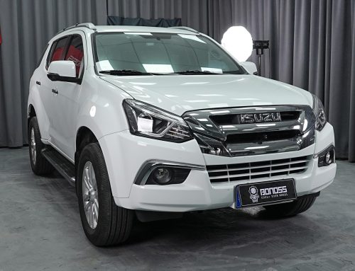 BONOSS Forged Active Cooling 2020 ISUZU MU-X Wheel Spacers Front 25mm Rear 30mm Before and After