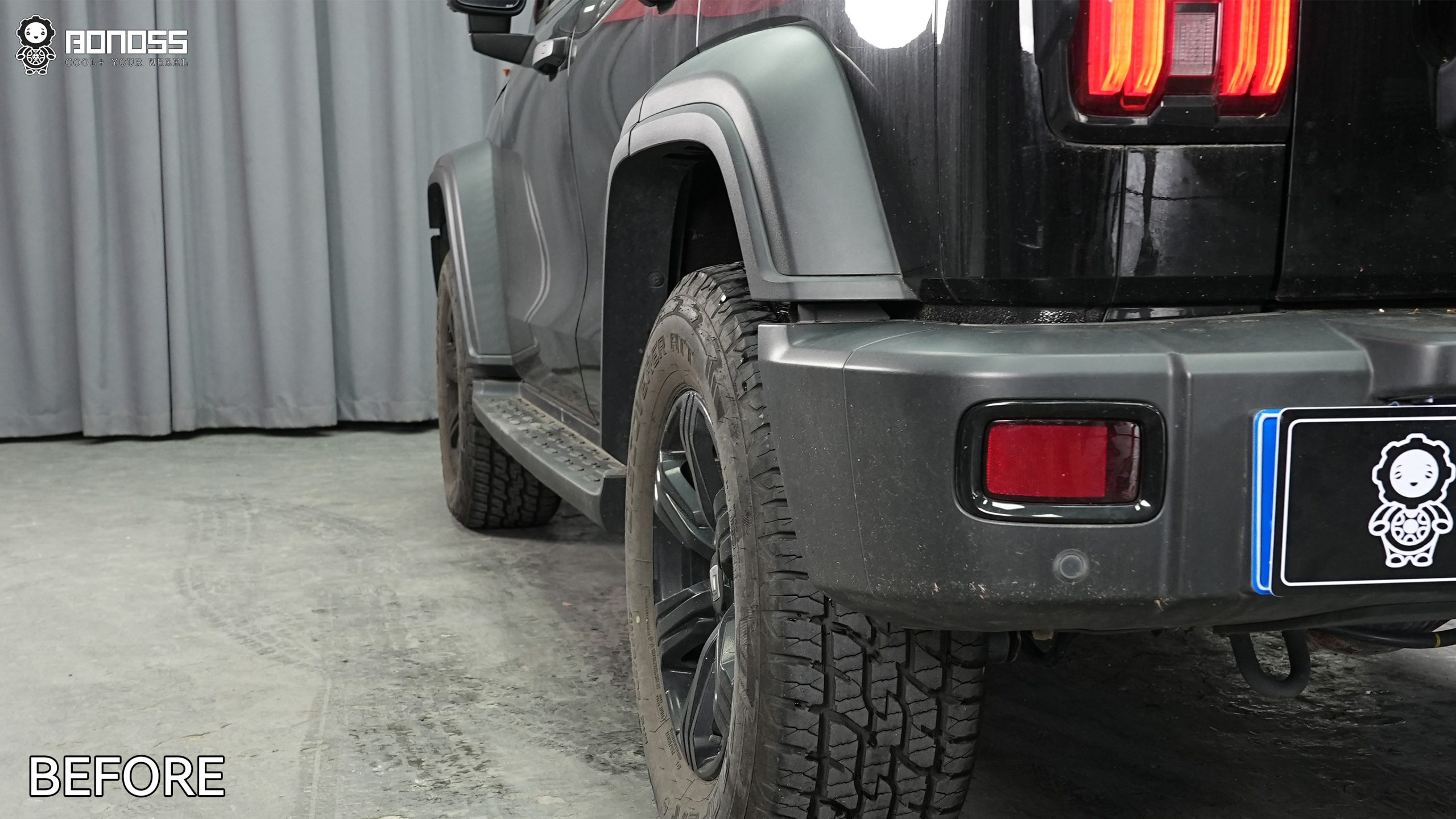 BONOSS Forged Active Cooling 2021 Tank 300 Wheel Spacers Front 25mm Rear 25mm Before and After (10)