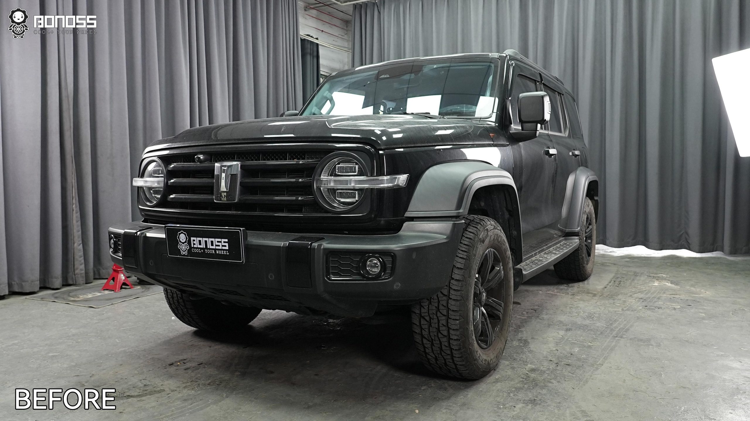 BONOSS Forged Active Cooling 2021 Tank 300 Wheel Spacers Front 25mm Rear 25mm Before and After (7)