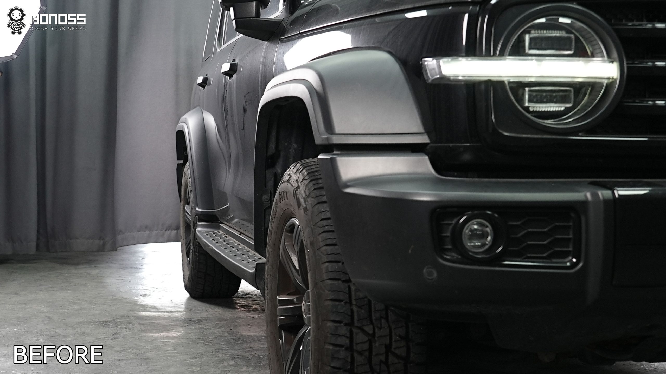 BONOSS Forged Active Cooling 2021 Tank 300 Wheel Spacers Front 25mm Rear 25mm Before and After (9)