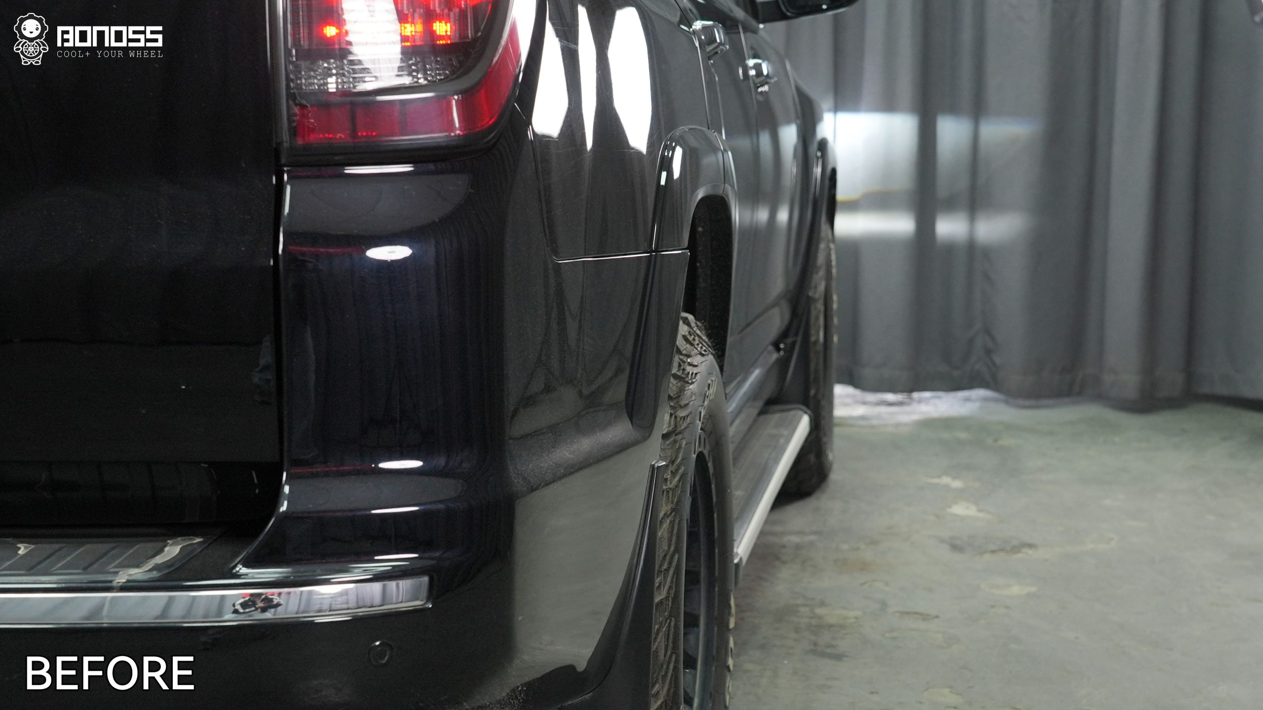 BONOSS Forged Active Cooling 2021 Toyota 4Runner Wheel Spacers Front 30mm Rear 30mm Before and After (11)