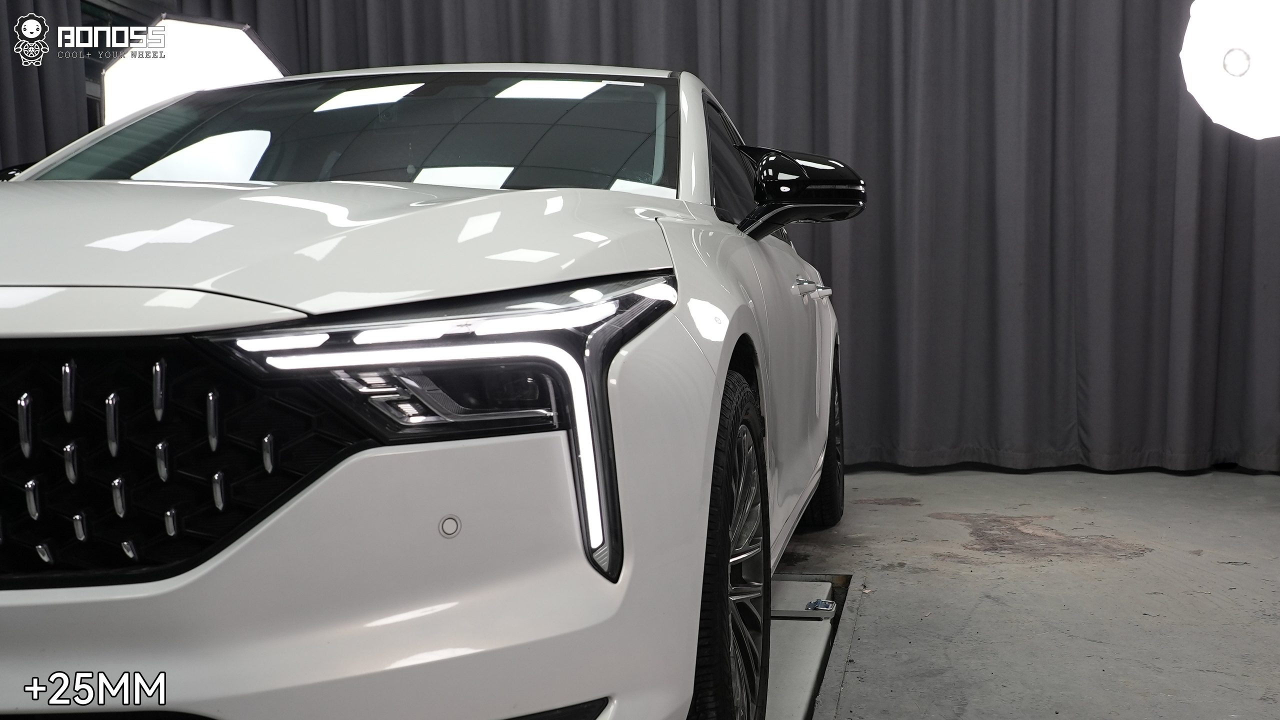 BONOSS Forged Active Cooling 2022 FAW Bestune B70 Wheel Spacers Front 25mm Rear 25mm Before and After (3)