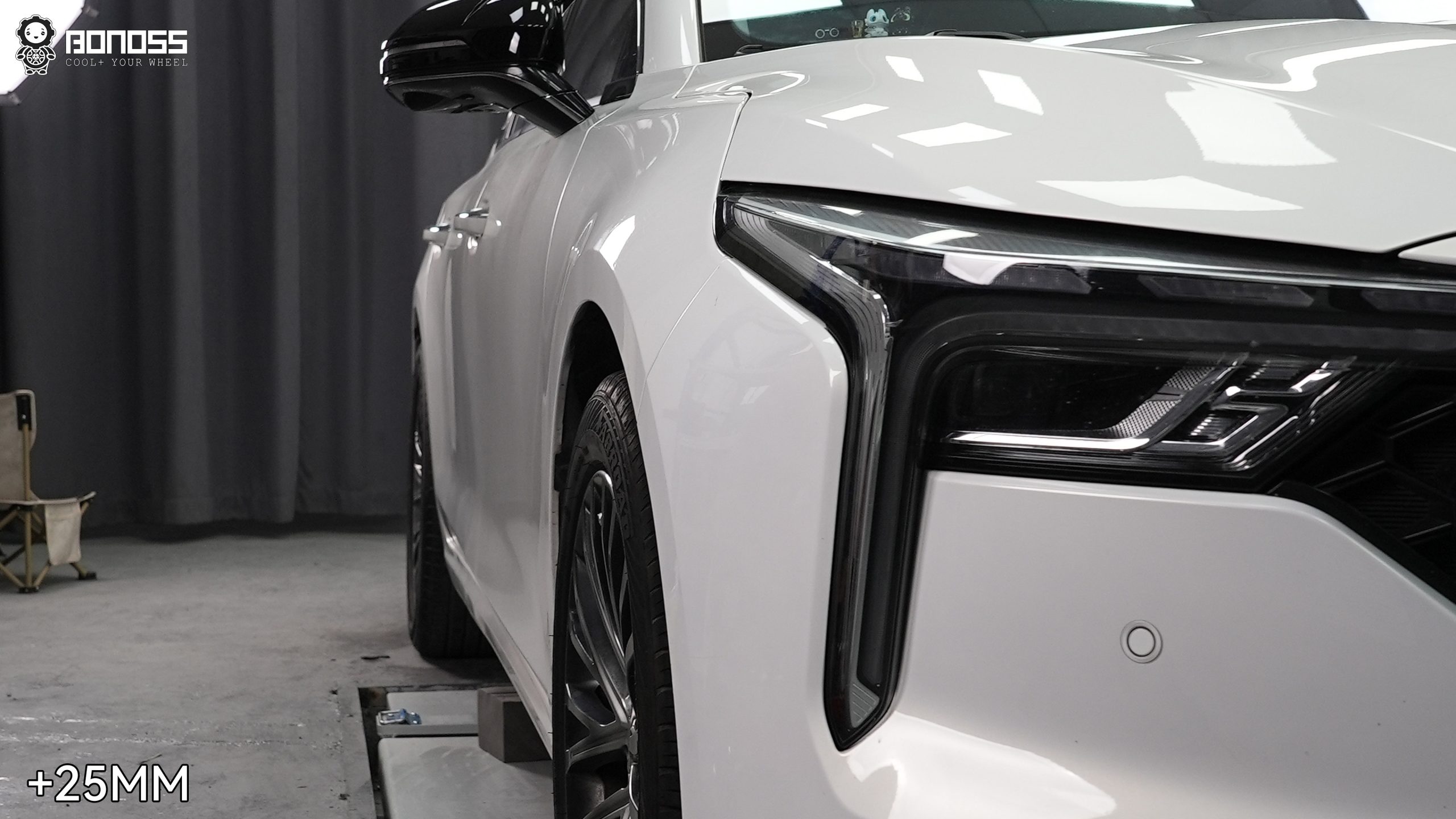 BONOSS Forged Active Cooling 2022 FAW Bestune B70 Wheel Spacers Front 25mm Rear 25mm Before and After (4)