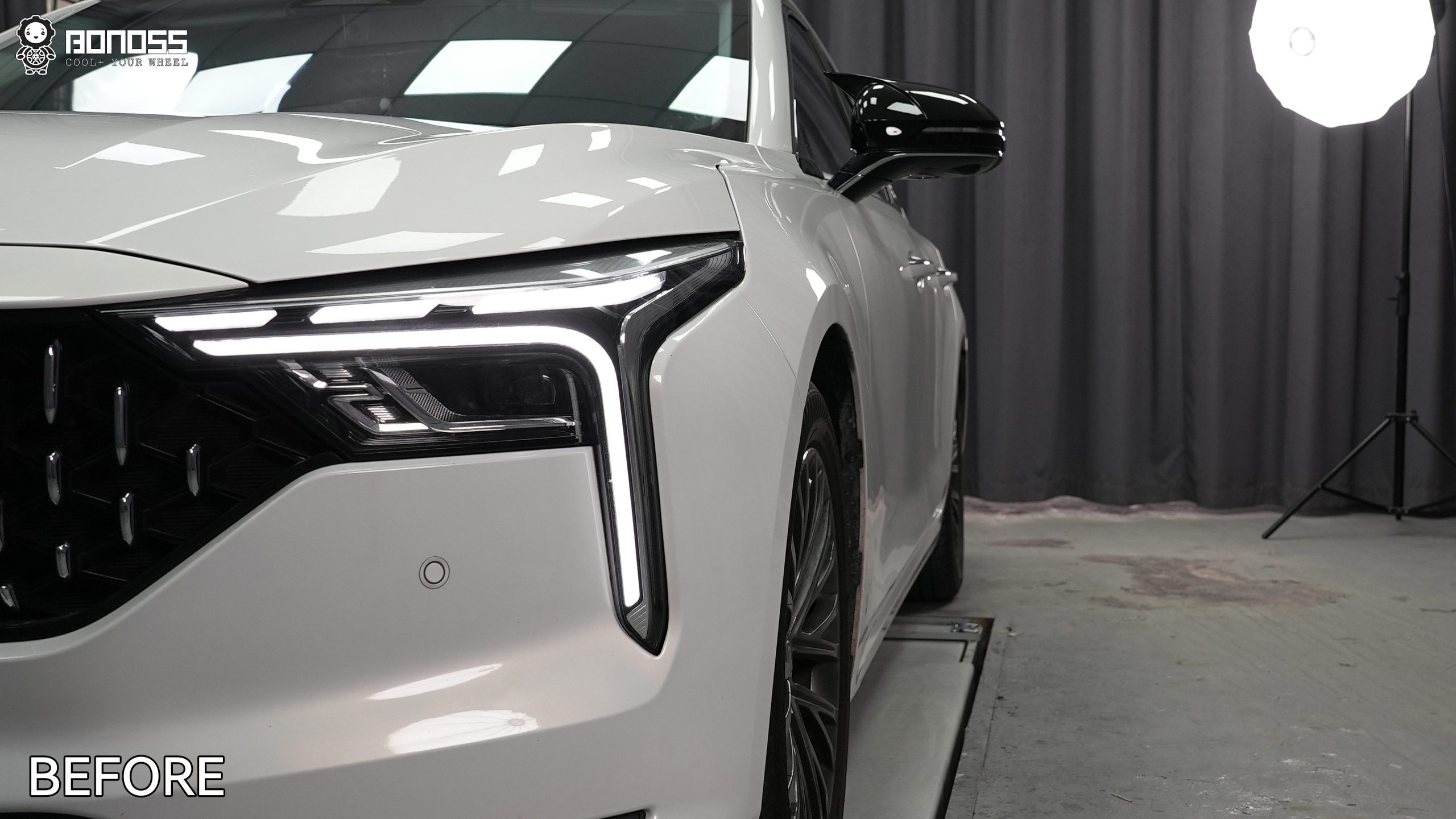 BONOSS Forged Active Cooling 2022 FAW Bestune B70 Wheel Spacers Front 25mm Rear 25mm Before and After (8)