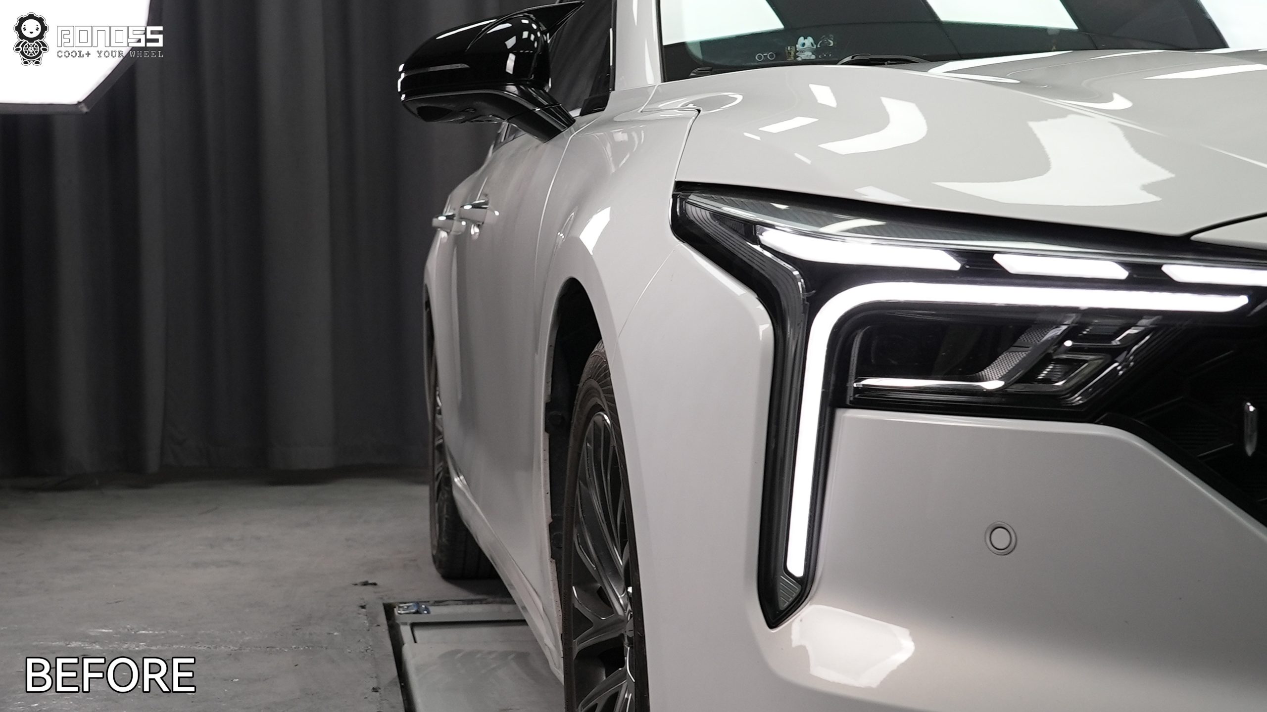 BONOSS Forged Active Cooling 2022 FAW Bestune B70 Wheel Spacers Front 25mm Rear 25mm Before and After (9)