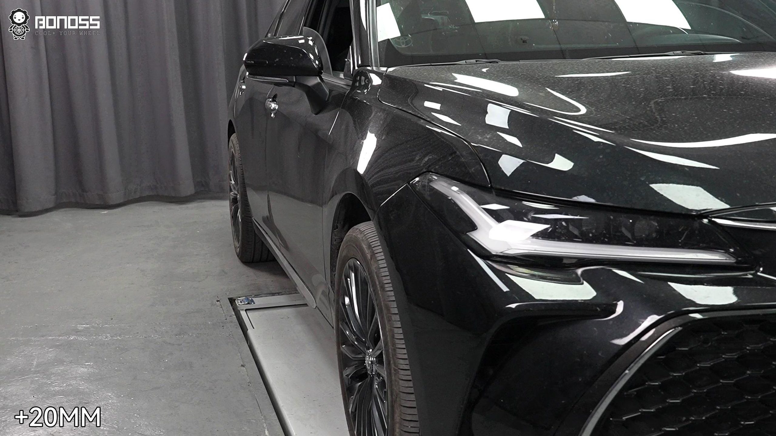 BONOSS Forged Active Cooling 2022 Toyota Avalon Wheel Spacers Front 20mm Rear 25mm Before and After (4)