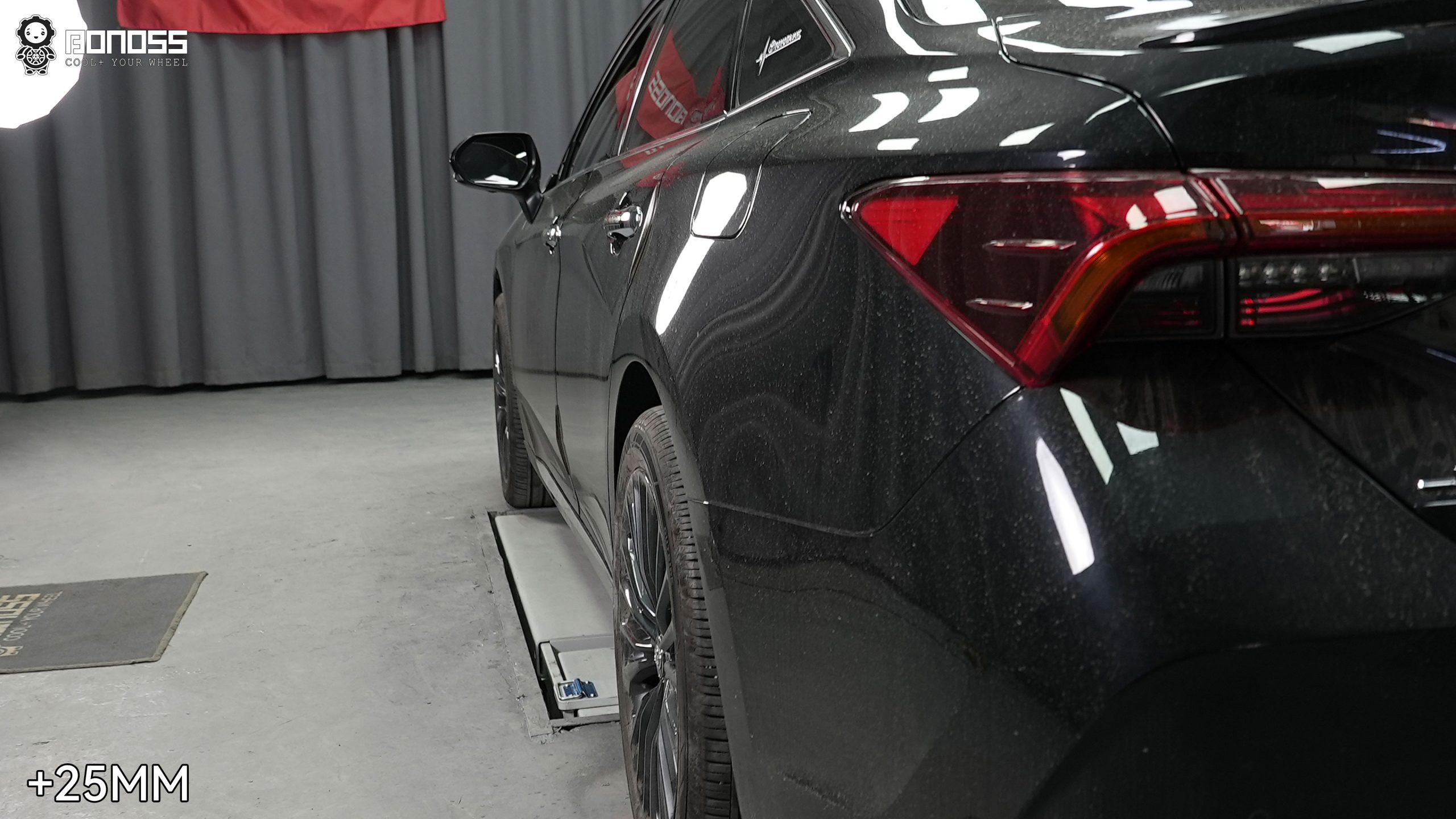 BONOSS Forged Active Cooling 2022 Toyota Avalon Wheel Spacers Front 20mm Rear 25mm Before and After (5)