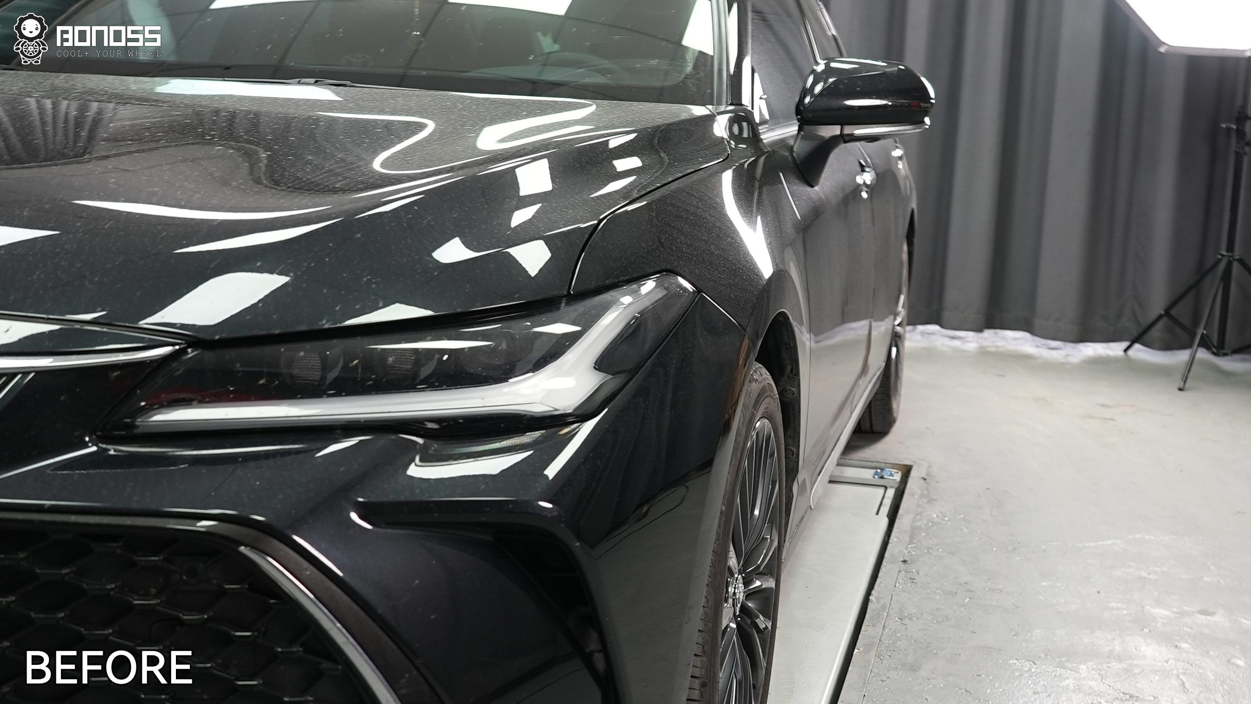 BONOSS Forged Active Cooling 2022 Toyota Avalon Wheel Spacers Front 20mm Rear 25mm Before and After (8)