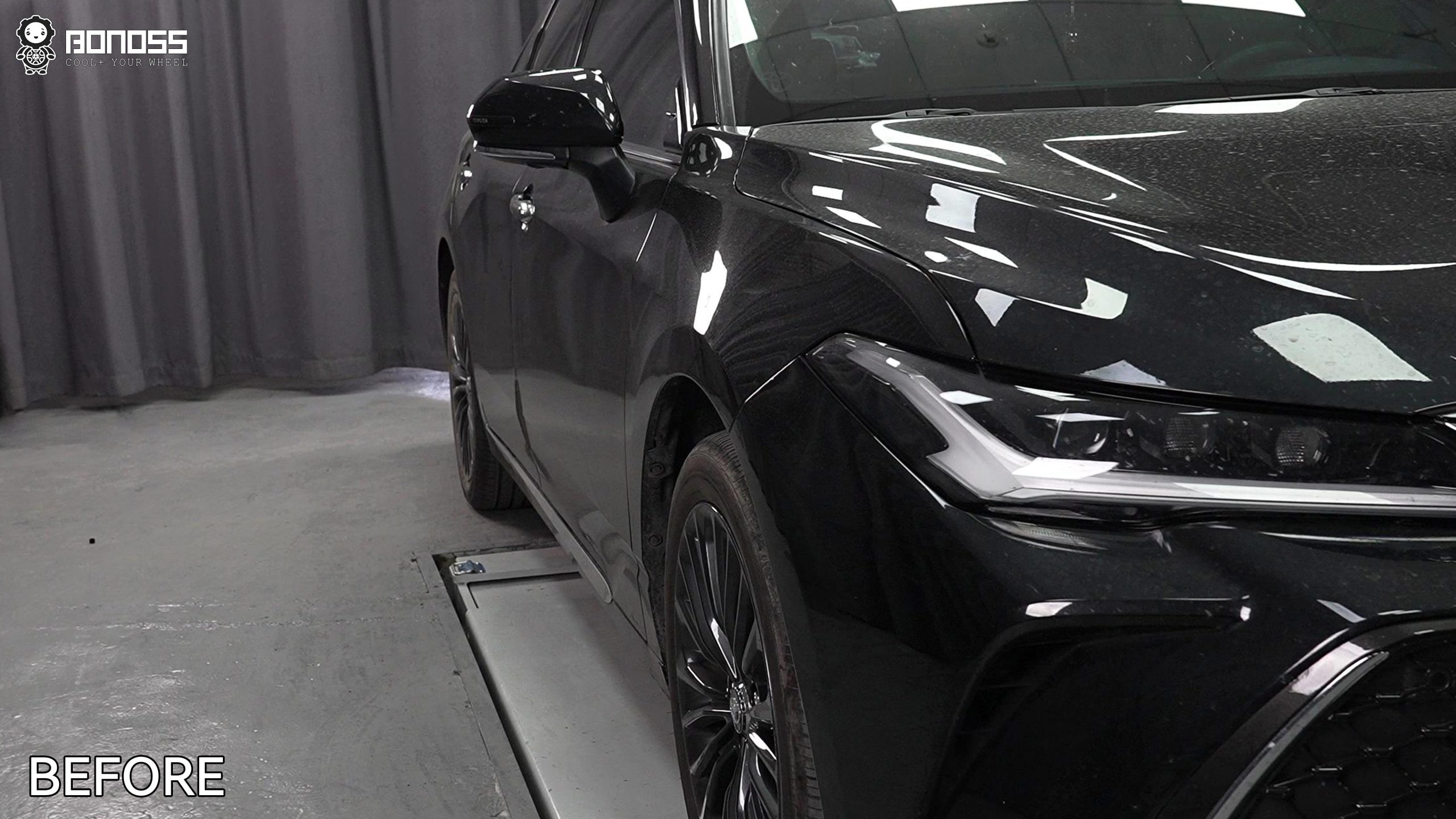 BONOSS Forged Active Cooling 2022 Toyota Avalon Wheel Spacers Front 20mm Rear 25mm Before and After (9)