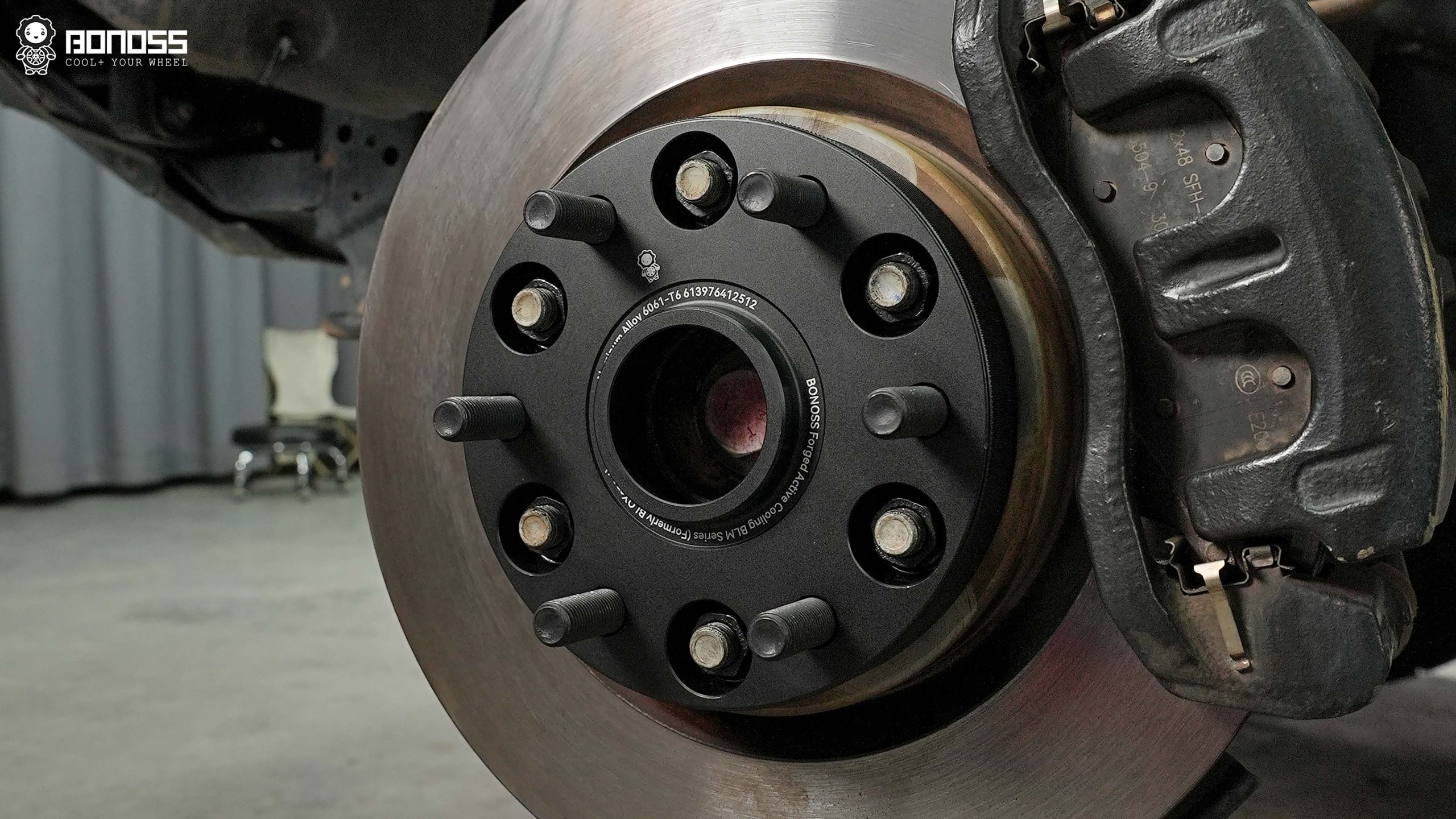BONOSS Forged Active Cooling 2023 BYD Leopard 5 Wheel Spacers Front 30mm Rear 30mm Before and After (14)