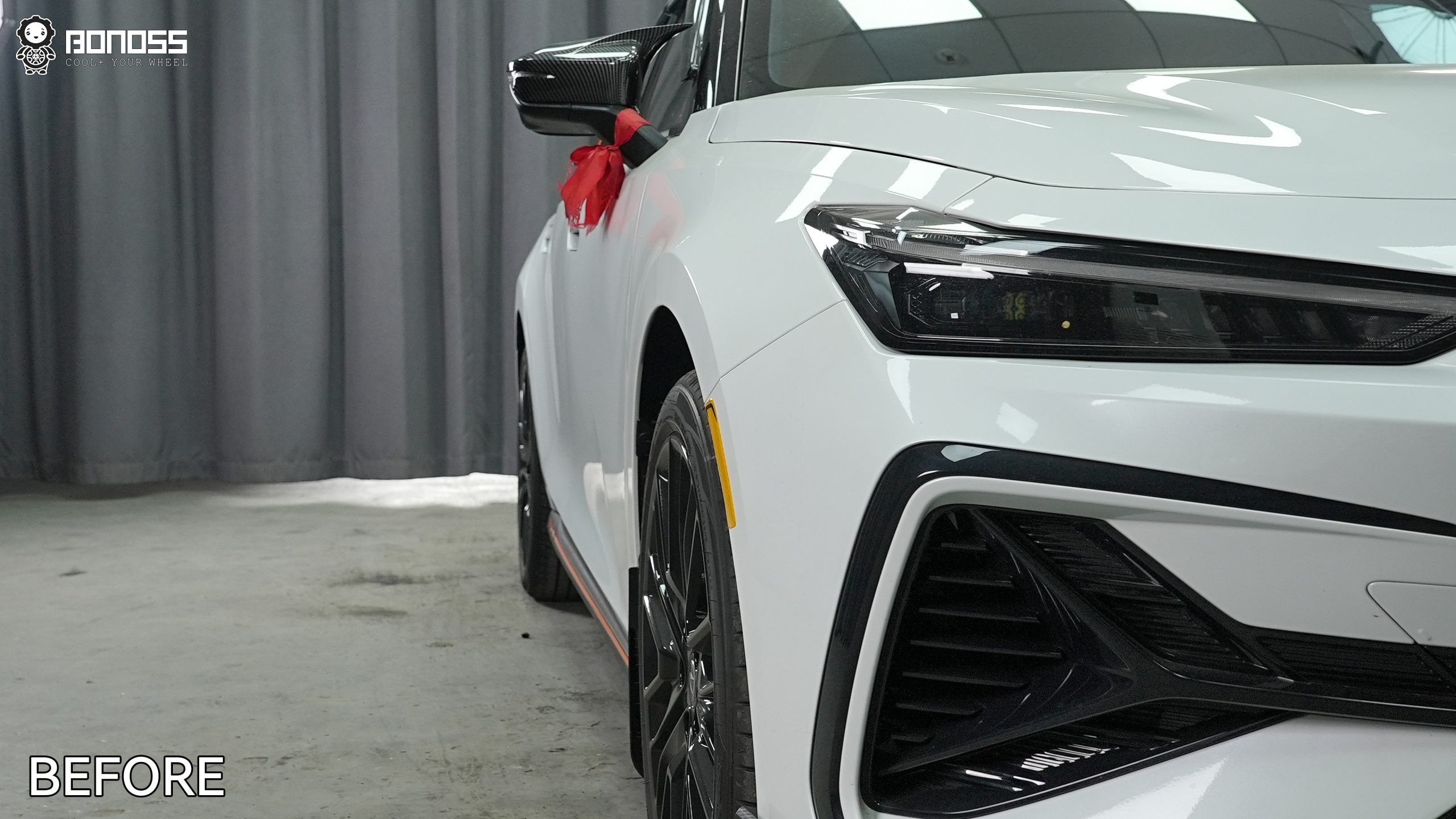 BONOSS Forged Active Cooling 2023 Changan UNI-V Wheel Spacers Front 15mm Rear 20mm Before and After (9)