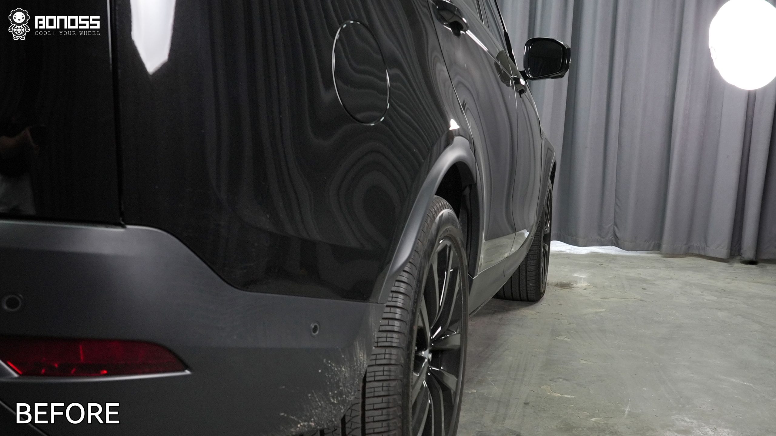 BONOSS Forged Active Cooling 2023 Land Rover Discovery 5 Wheel Spacers Front 25mm Rear 30mm Before and After (11)