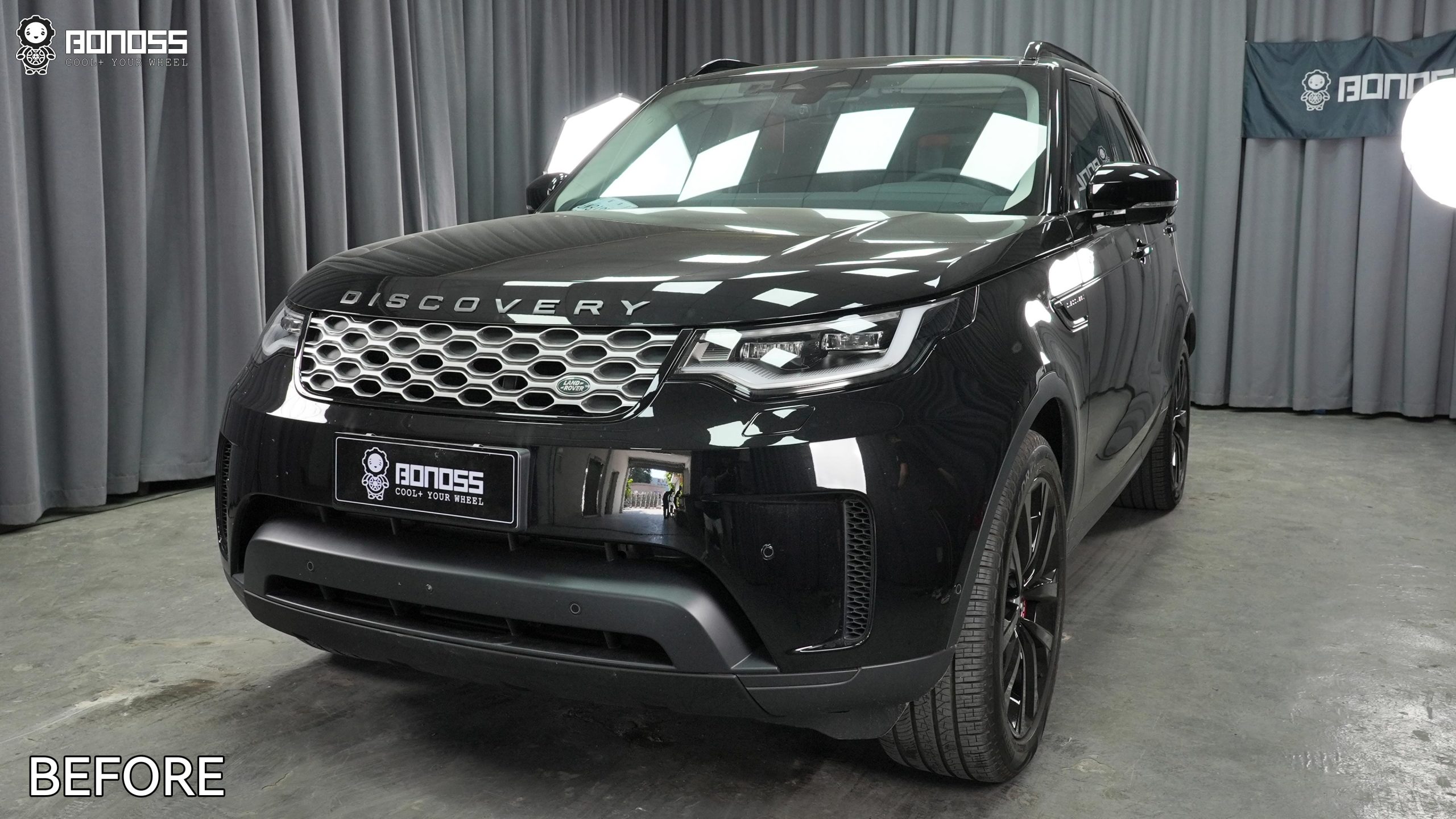 BONOSS Forged Active Cooling 2023 Land Rover Discovery 5 Wheel Spacers Front 25mm Rear 30mm Before and After (7)