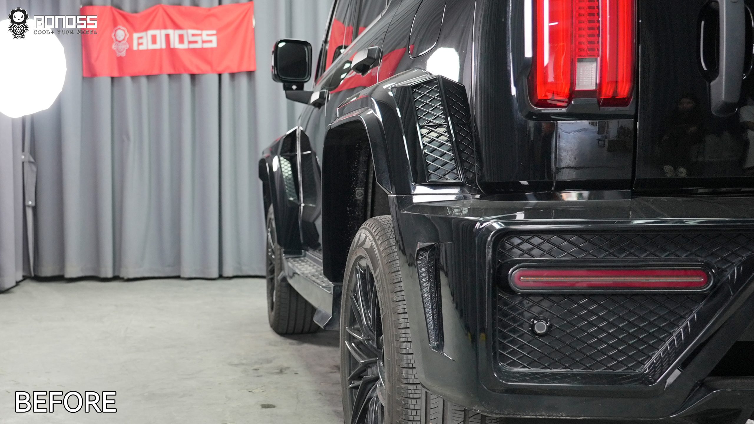 BONOSS Forged Active Cooling 2023 Tank 300 Wheel Spacers Front 40mm Rear 40mm Before and After (10)