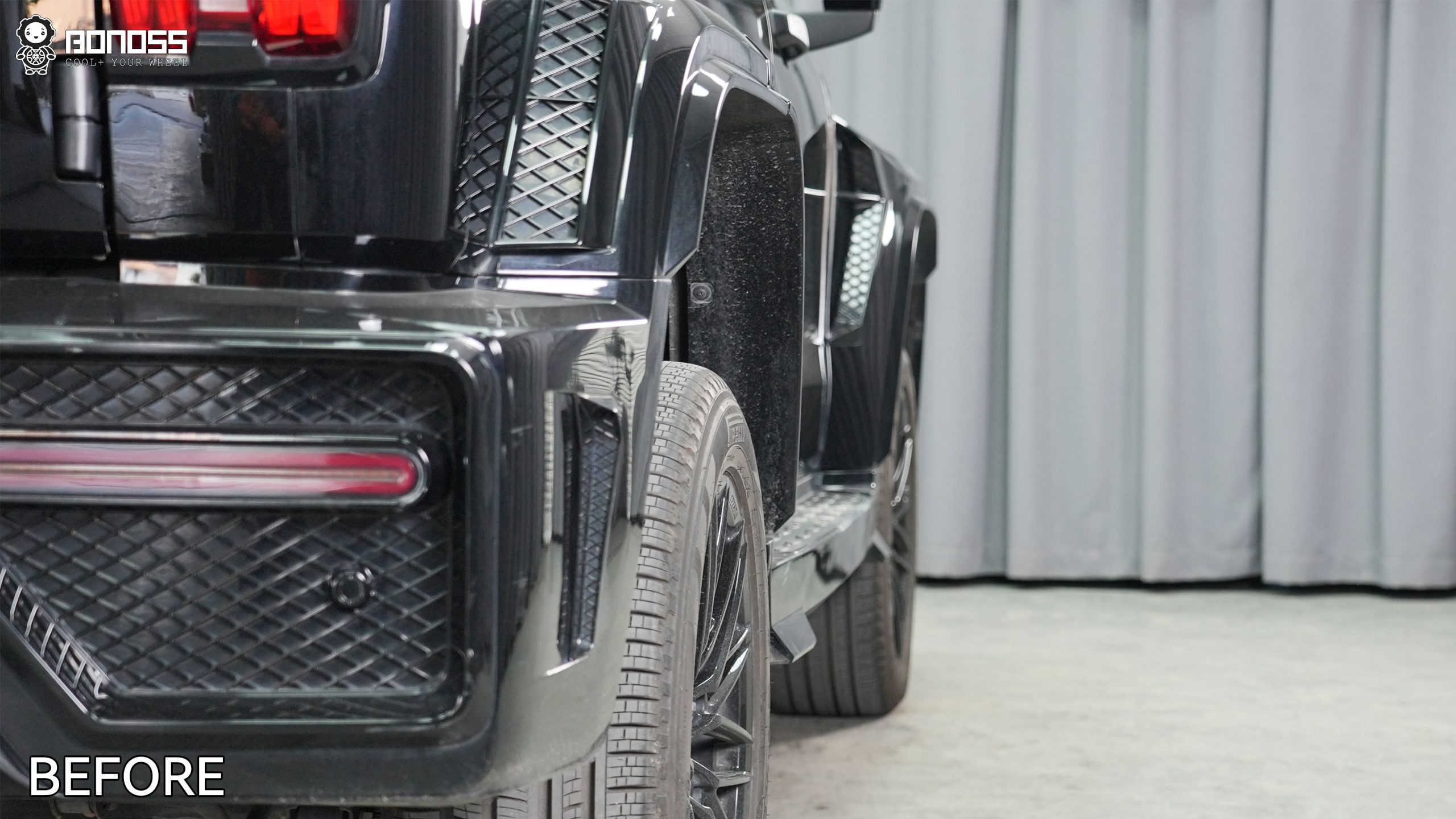 BONOSS Forged Active Cooling 2023 Tank 300 Wheel Spacers Front 40mm Rear 40mm Before and After (11)