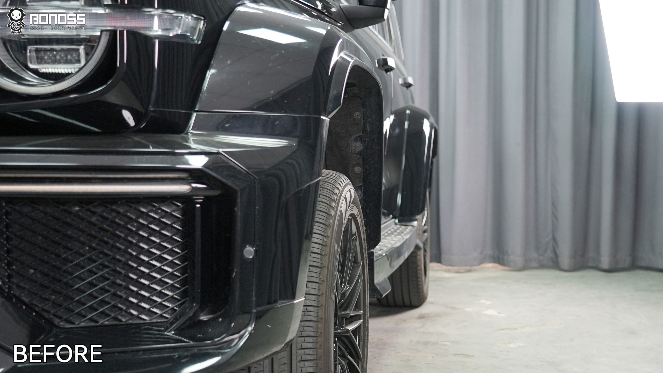 BONOSS Forged Active Cooling 2023 Tank 300 Wheel Spacers Front 40mm Rear 40mm Before and After (8)