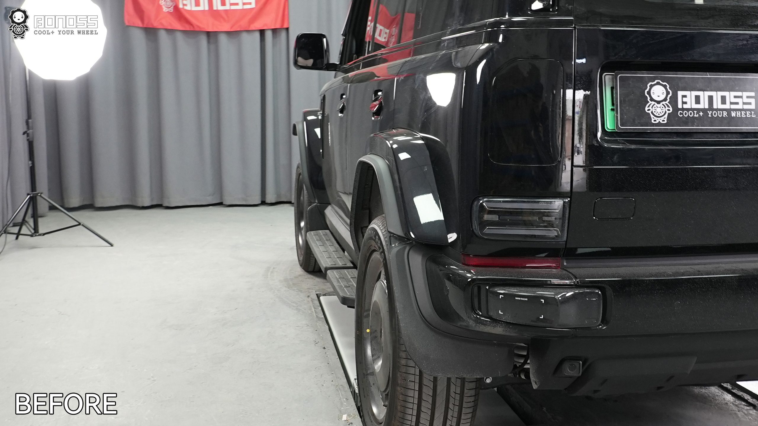 BONOSS Forged Active Cooling 2023 iCAR V23 Wheel Spacers Front 25mm Rear 30mm Before and After (10)