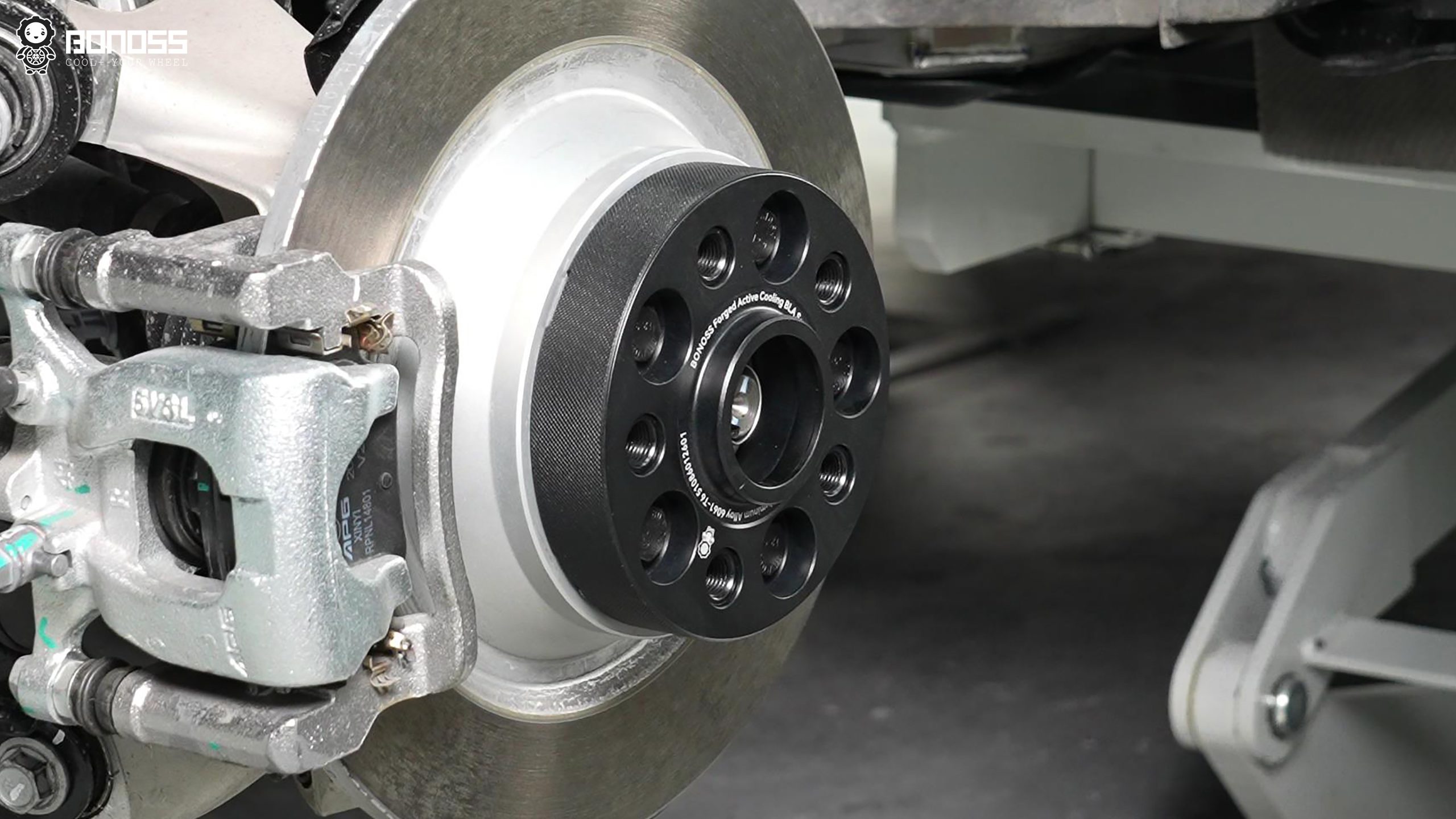 BONOSS Forged Active Cooling 2023 iCAR V23 Wheel Spacers Front 25mm Rear 30mm Before and After (14)