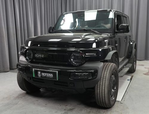 BONOSS Forged Active Cooling 2023 iCAR V23 Wheel Spacers Front 25mm Rear 30mm Before and After