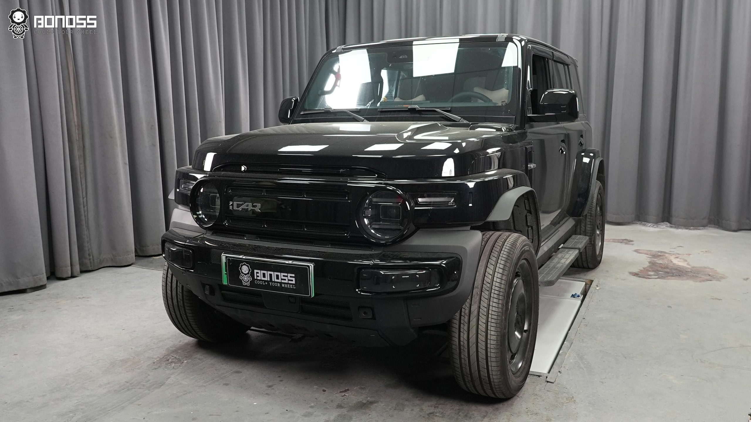 BONOSS Forged Active Cooling 2023 iCAR V23 Wheel Spacers Front 25mm Rear 30mm Before and After (2)