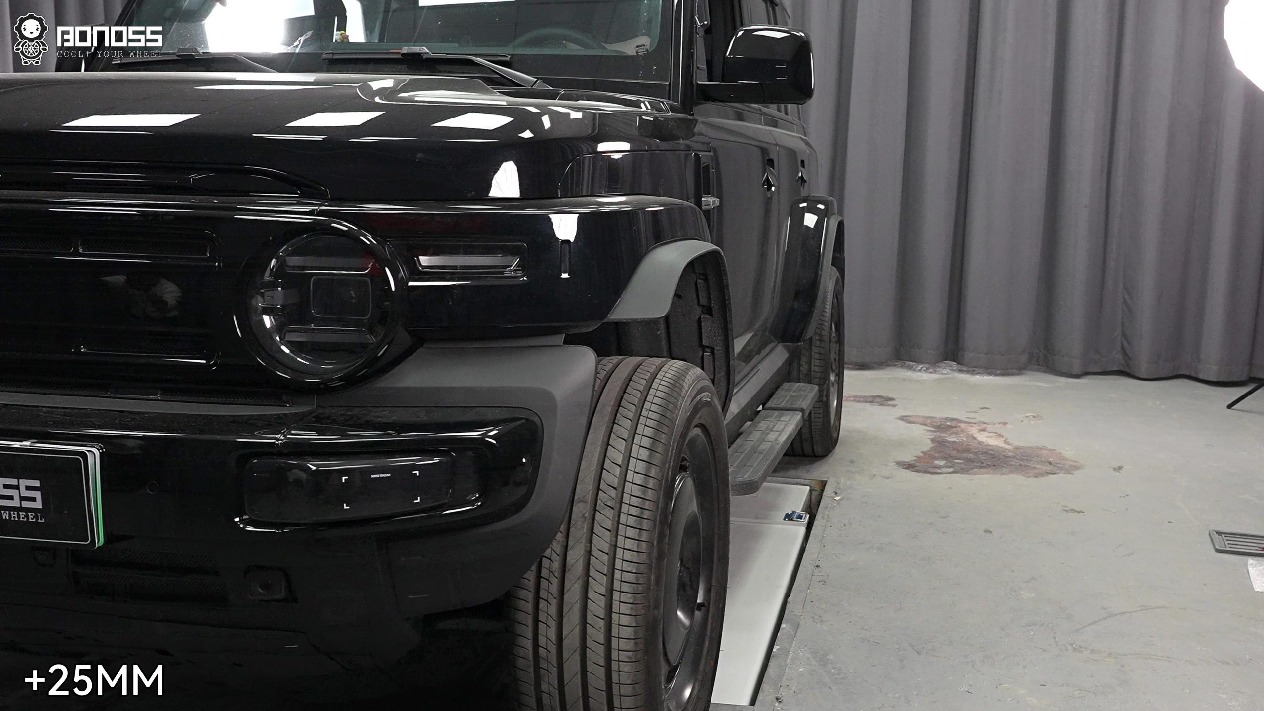 BONOSS Forged Active Cooling 2023 iCAR V23 Wheel Spacers Front 25mm Rear 30mm Before and After (3)