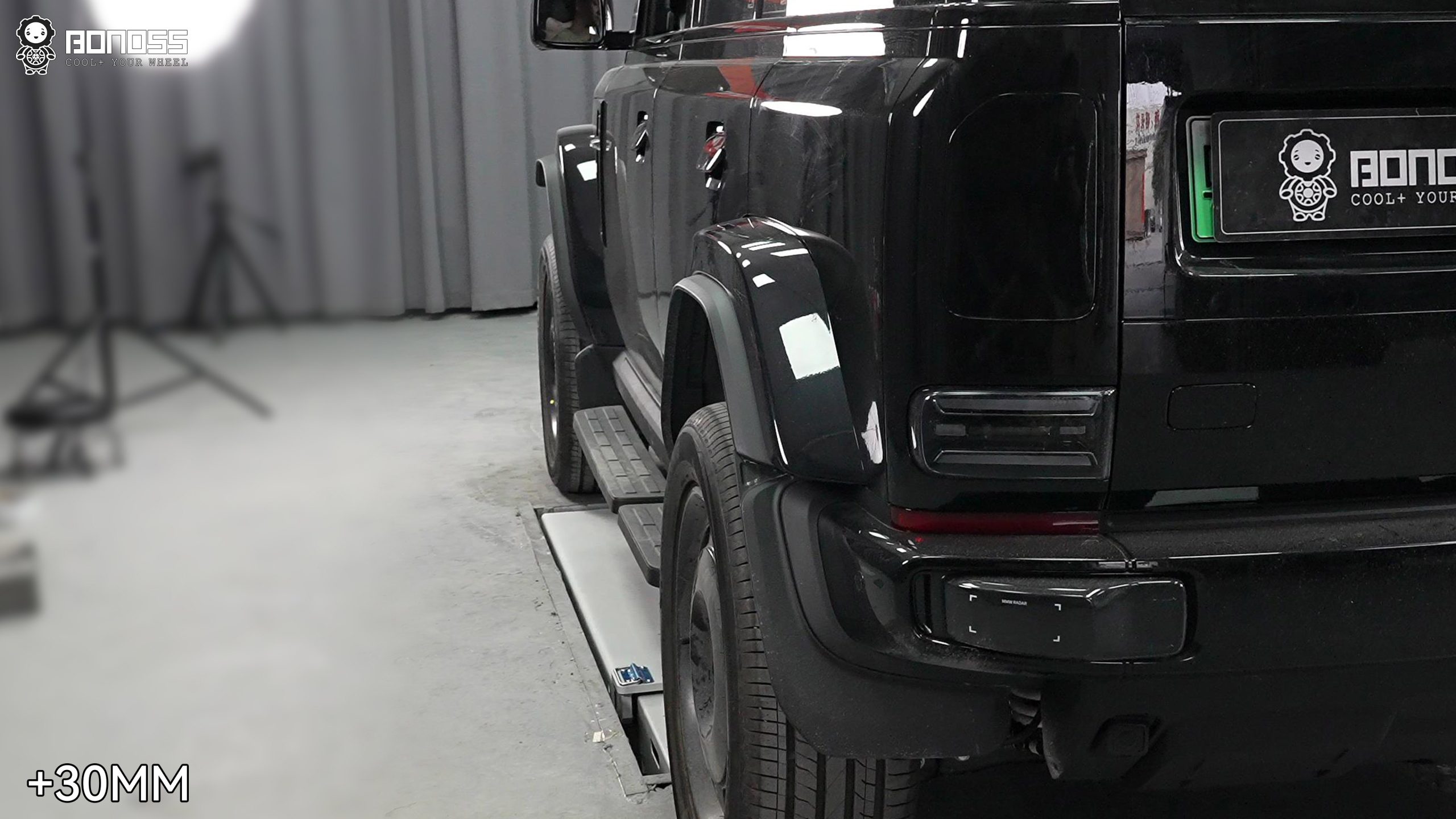 BONOSS Forged Active Cooling 2023 iCAR V23 Wheel Spacers Front 25mm Rear 30mm Before and After (5)