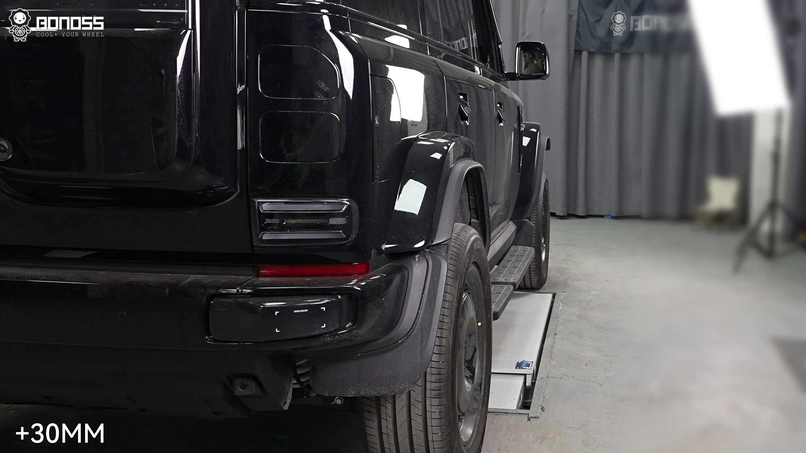 BONOSS Forged Active Cooling 2023 iCAR V23 Wheel Spacers Front 25mm Rear 30mm Before and After (6)