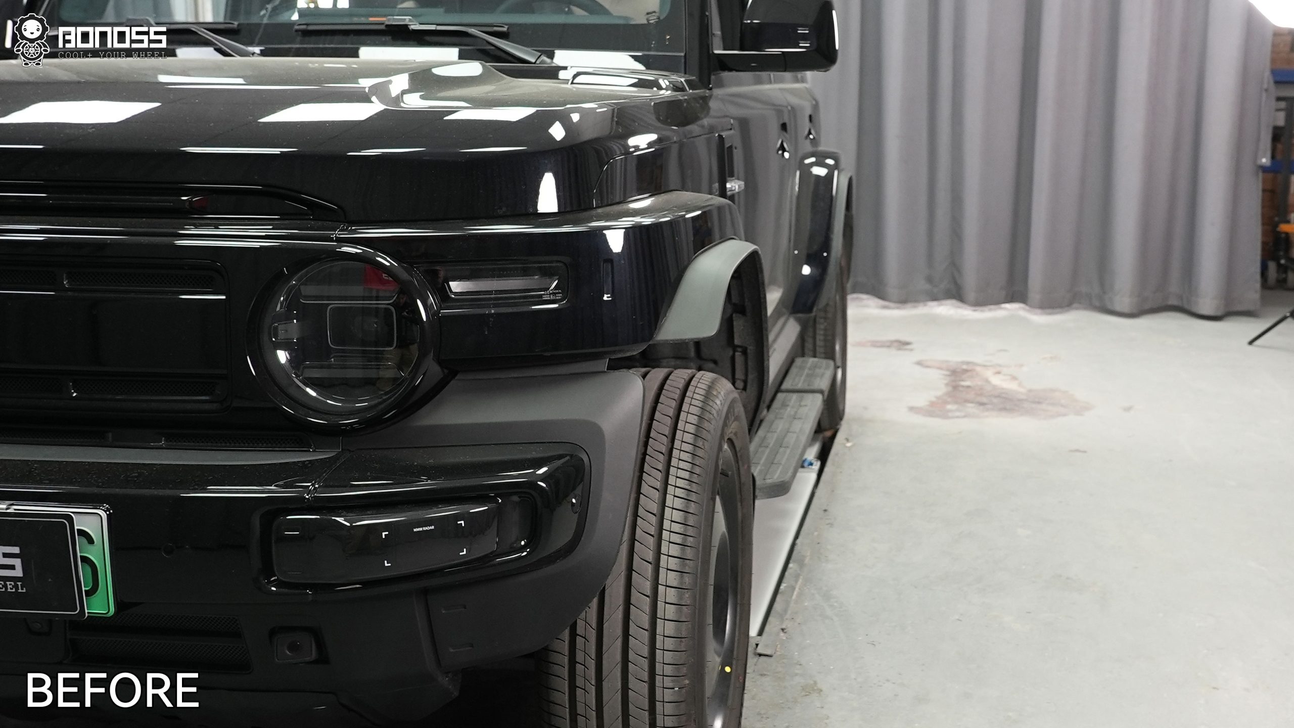 BONOSS Forged Active Cooling 2023 iCAR V23 Wheel Spacers Front 25mm Rear 30mm Before and After (8)