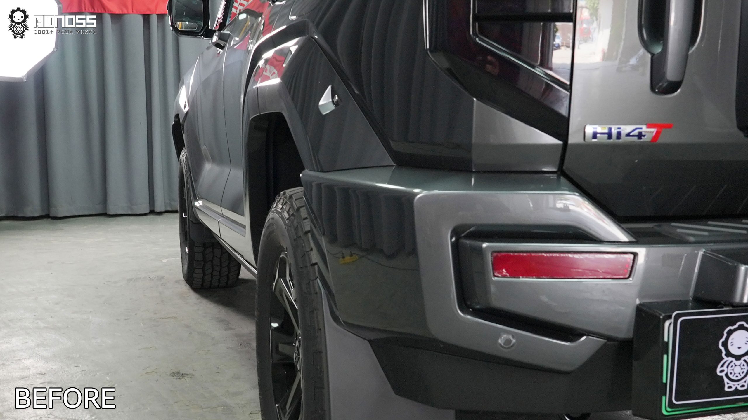 BONOSS Forged Active Cooling 2024 Tank 400 Wheel Spacers Front 35mm Rear 35mm Before and After (10)