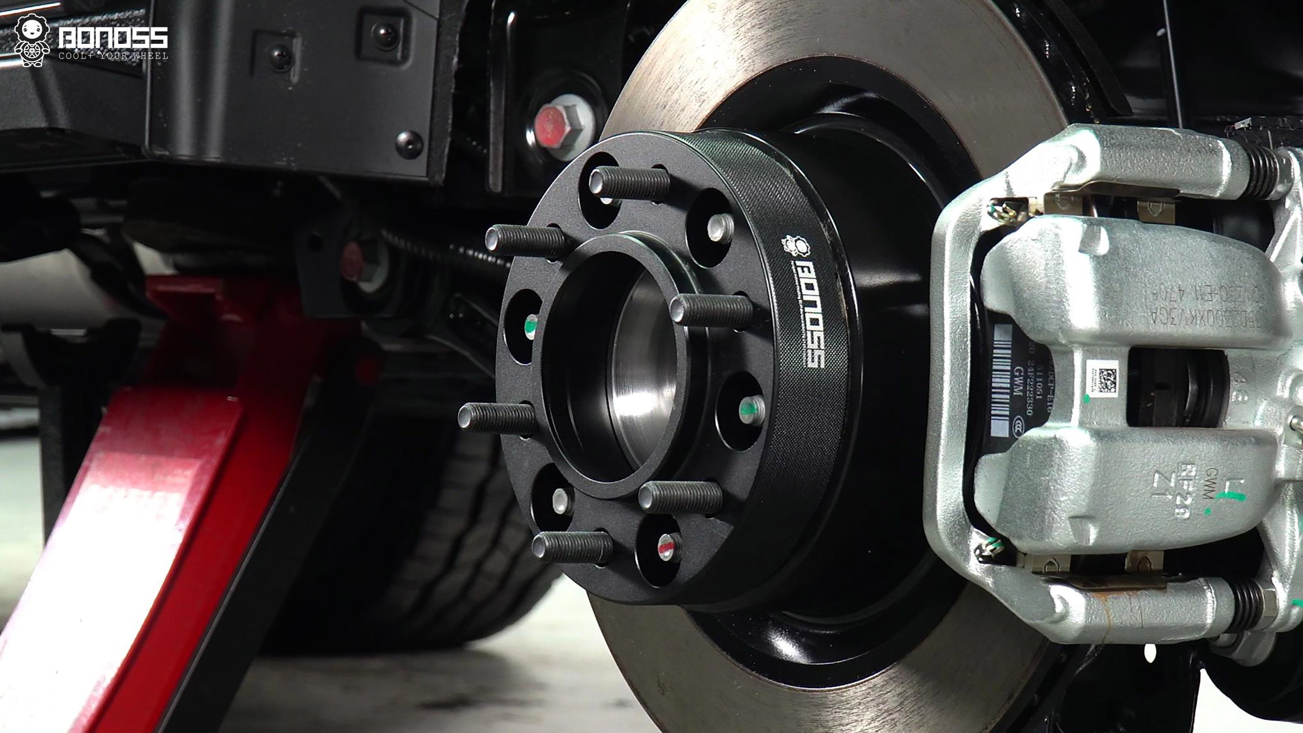 BONOSS Forged Active Cooling 2024 Tank 400 Wheel Spacers Front 35mm Rear 35mm Before and After (13)