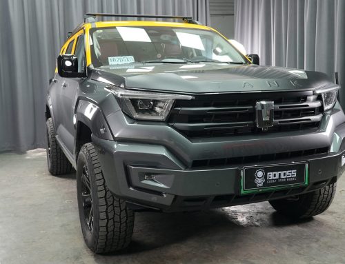 BONOSS Forged Active Cooling 2024 Tank 400 Wheel Spacers Front 35mm Rear 35mm Before and After