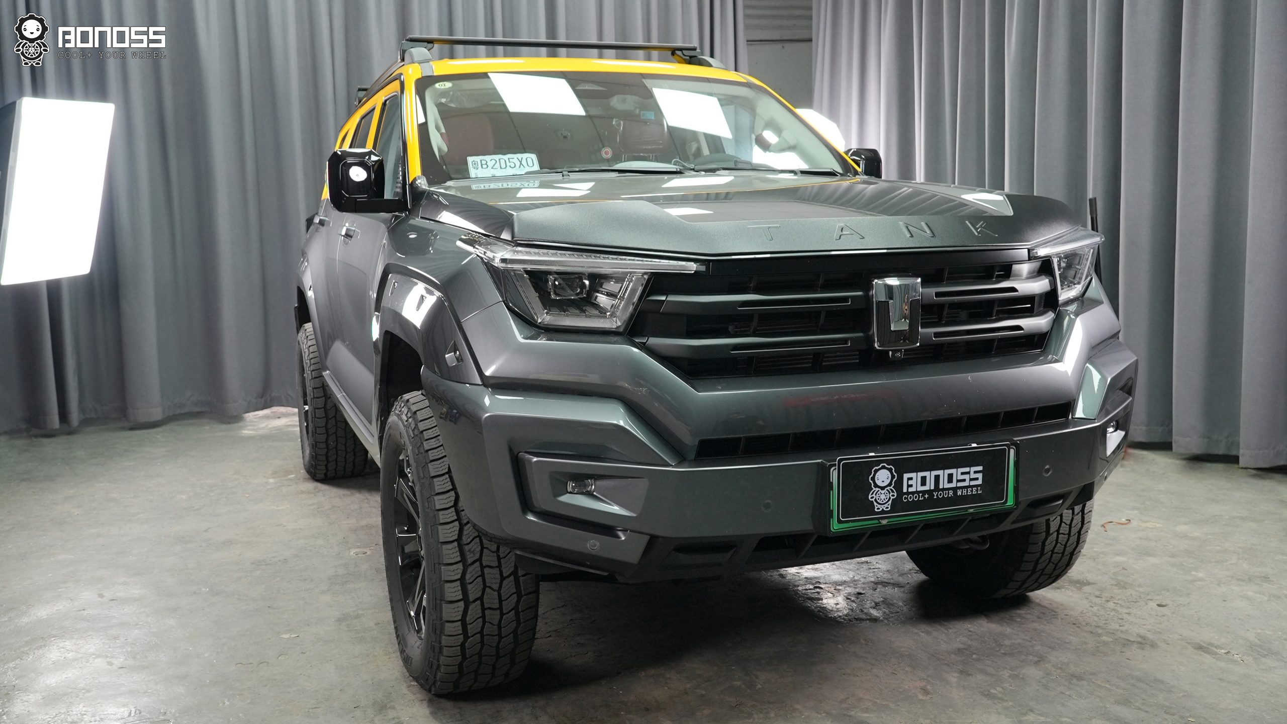 BONOSS Forged Active Cooling 2024 Tank 400 Wheel Spacers Front 35mm Rear 35mm Before and After (2)