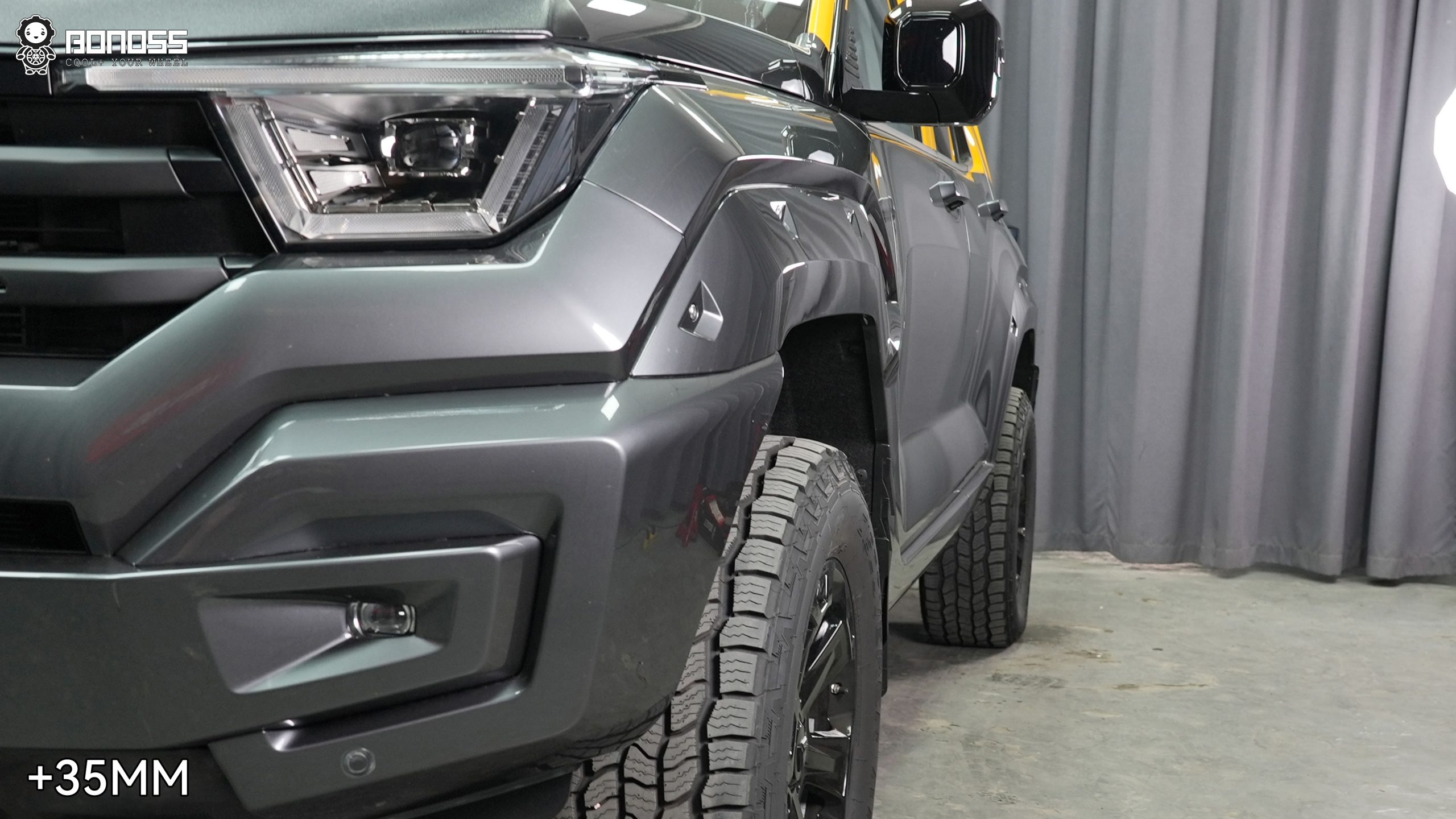 BONOSS Forged Active Cooling 2024 Tank 400 Wheel Spacers Front 35mm Rear 35mm Before and After (3)