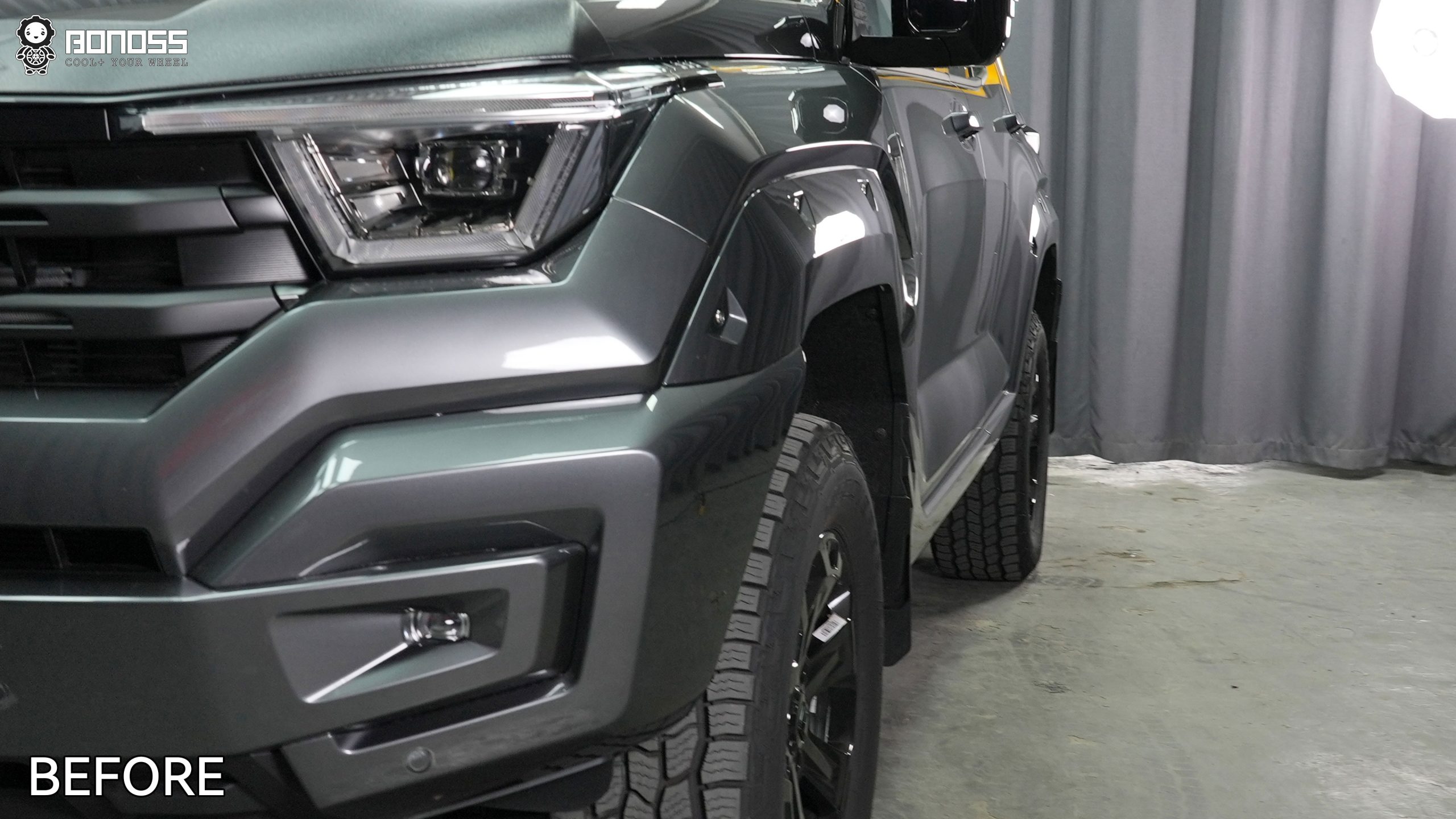 BONOSS Forged Active Cooling 2024 Tank 400 Wheel Spacers Front 35mm Rear 35mm Before and After (8)