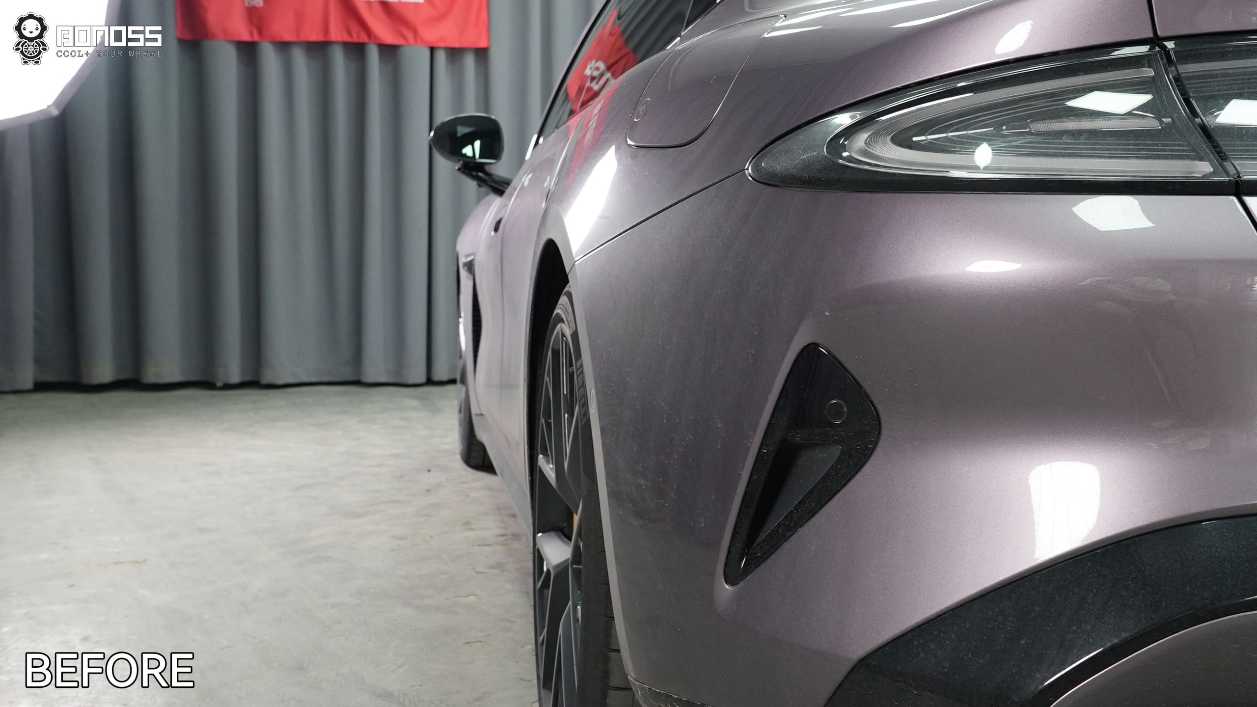 BONOSS Forged Active Cooling 2024 Xiaomi SU7 Wheel Spacers Front 15mm Rear 15mm Before and After (10)