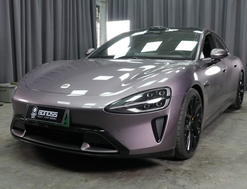 BONOSS Forged Active Cooling 2024 Xiaomi SU7 Wheel Spacers Front 15mm Rear 15mm Before and After