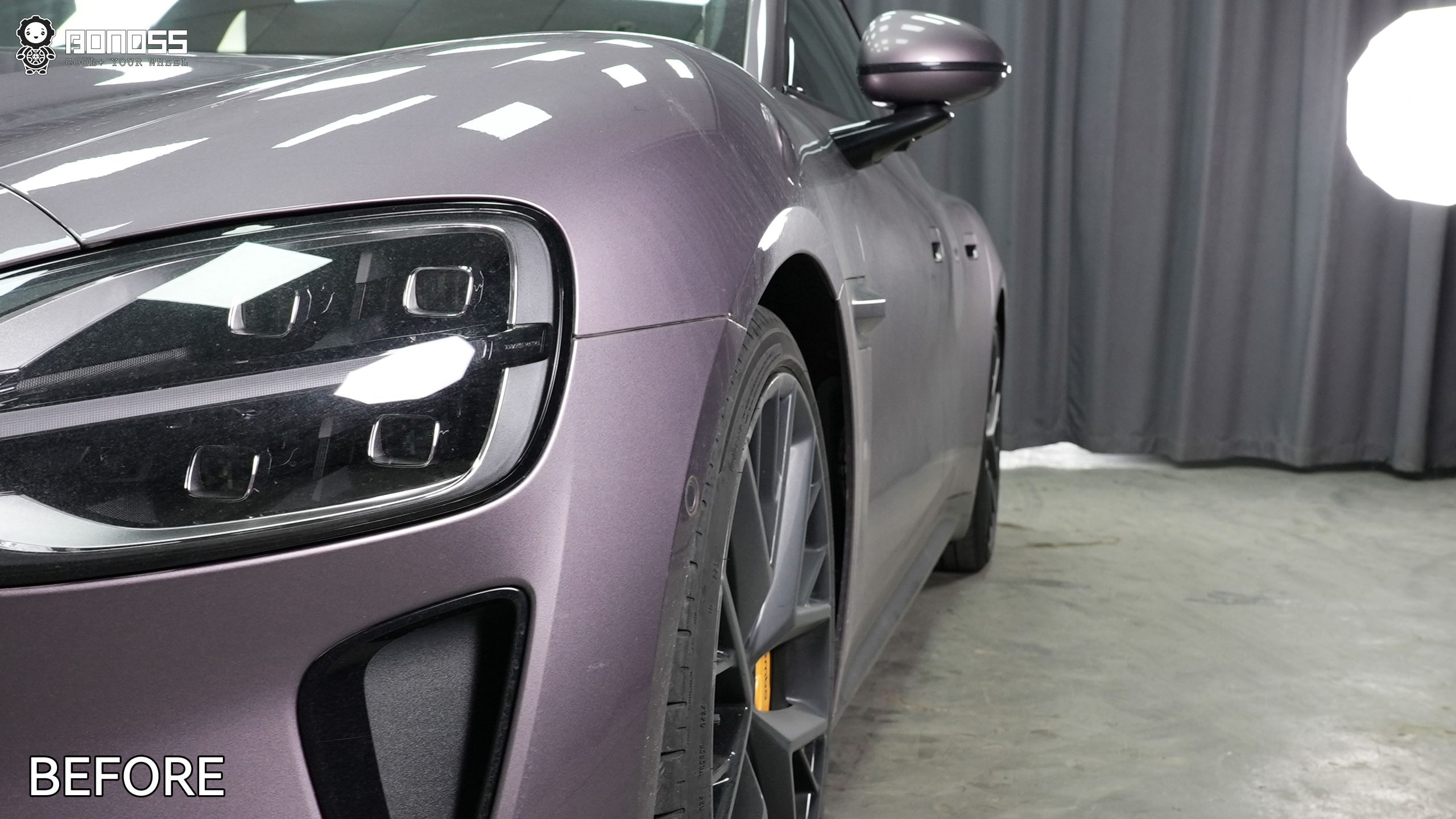 BONOSS Forged Active Cooling 2024 Xiaomi SU7 Wheel Spacers Front 15mm Rear 15mm Before and After (8)