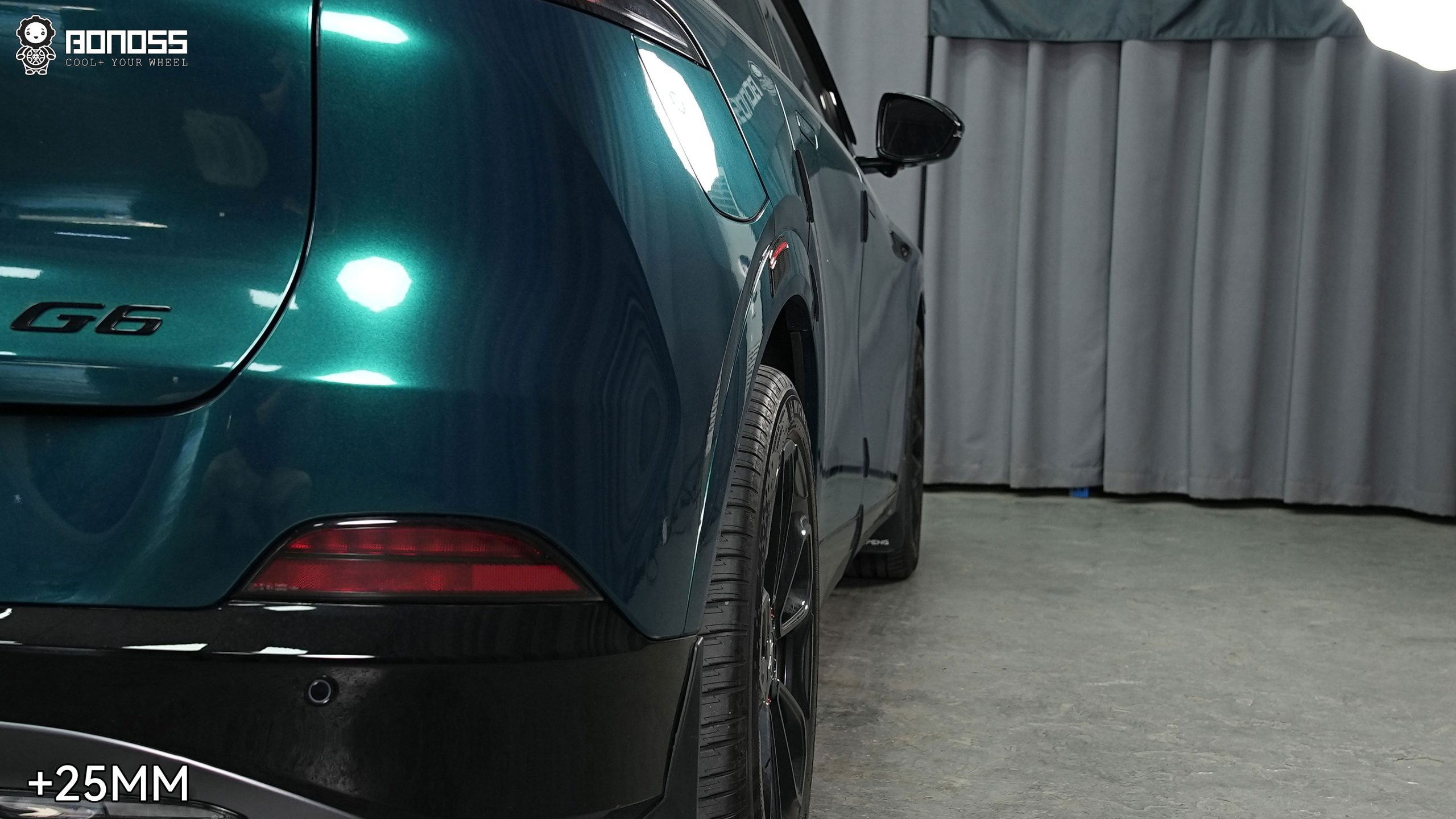 BONOSS Forged Active Cooling 2025 XPeng G6 Wheel Spacers Front 20mm Rear 25mm Before and After (17)