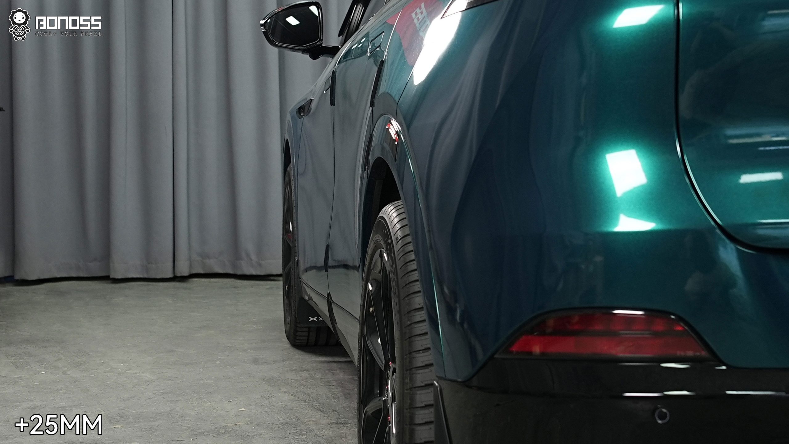 BONOSS Forged Active Cooling 2025 XPeng G6 Wheel Spacers Front 20mm Rear 25mm Before and After (18)