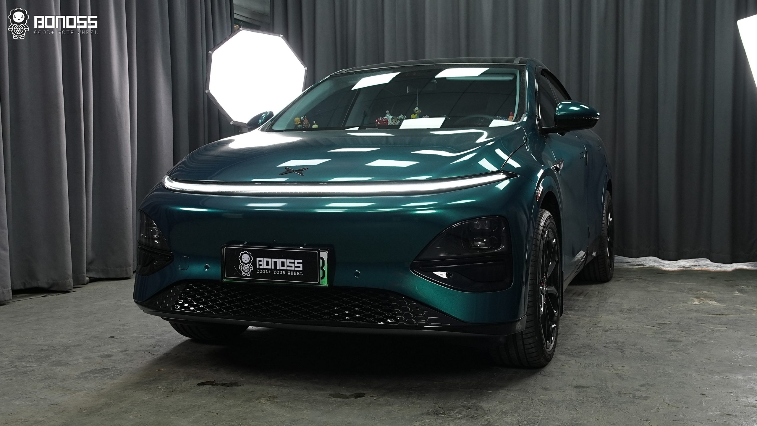 BONOSS Forged Active Cooling 2025 XPeng G6 Wheel Spacers Front 20mm Rear 25mm Before and After (2)