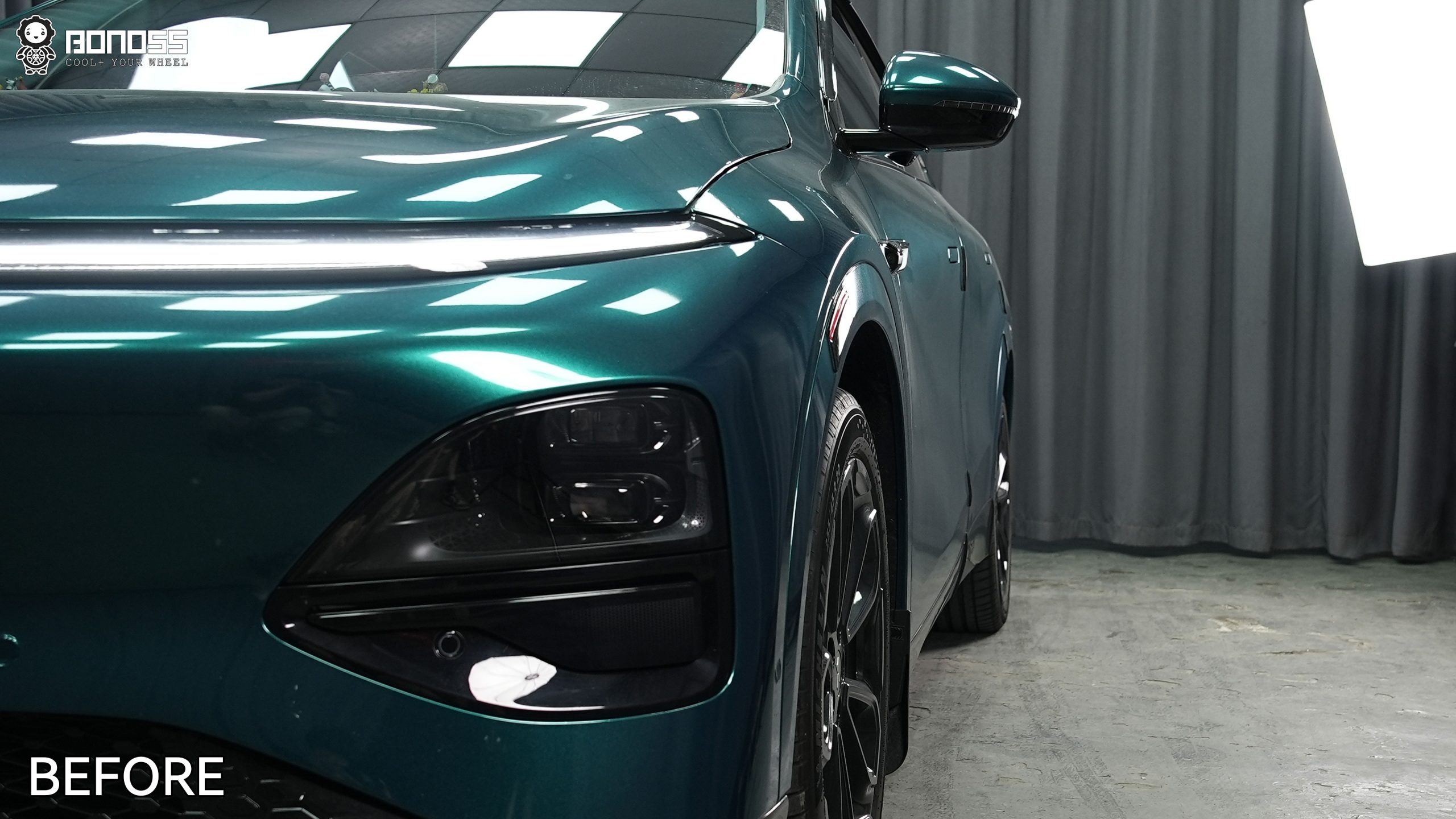 BONOSS Forged Active Cooling 2025 XPeng G6 Wheel Spacers Front 20mm Rear 25mm Before and After (8)