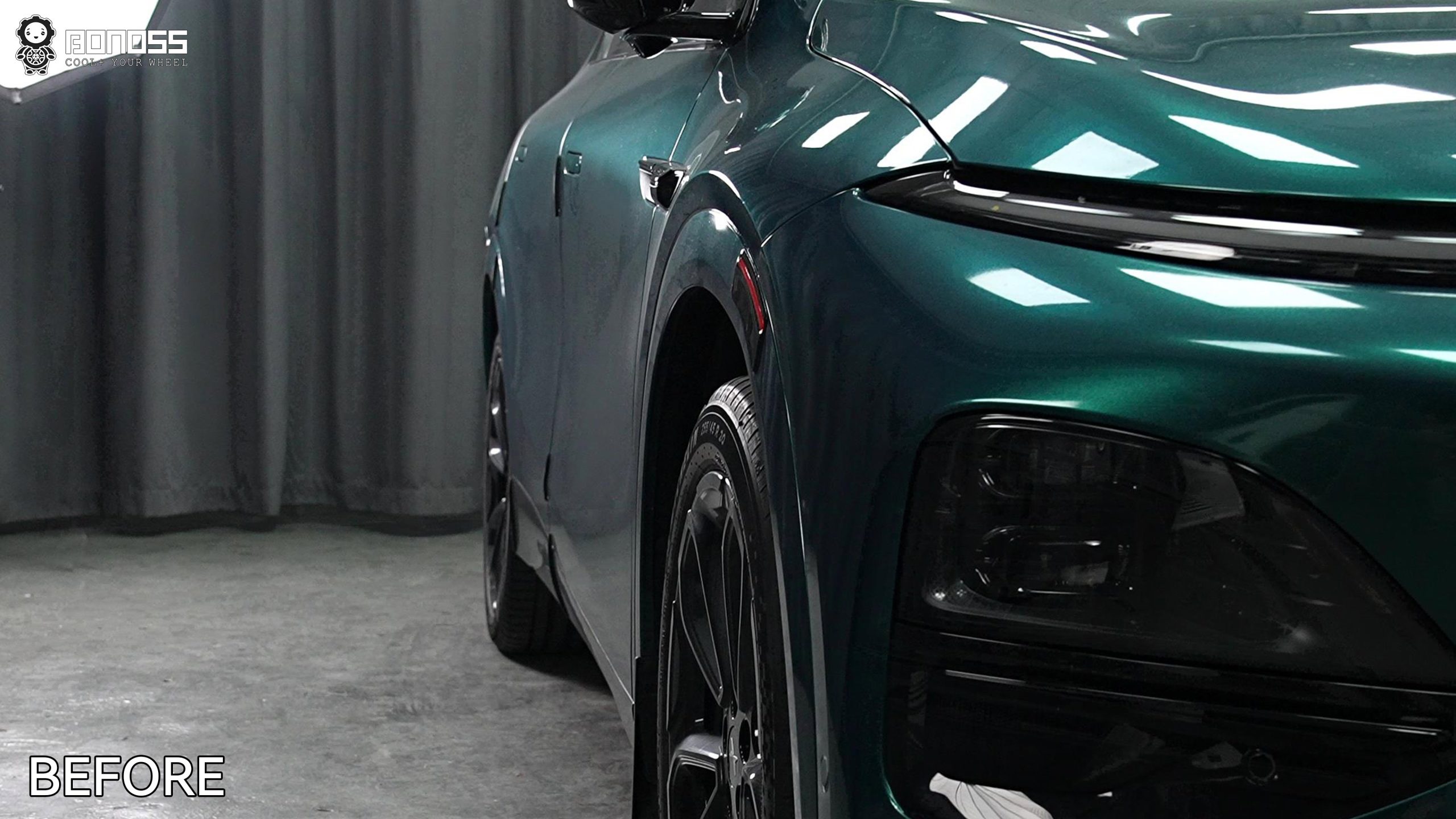 BONOSS Forged Active Cooling 2025 XPeng G6 Wheel Spacers Front 20mm Rear 25mm Before and After (9)