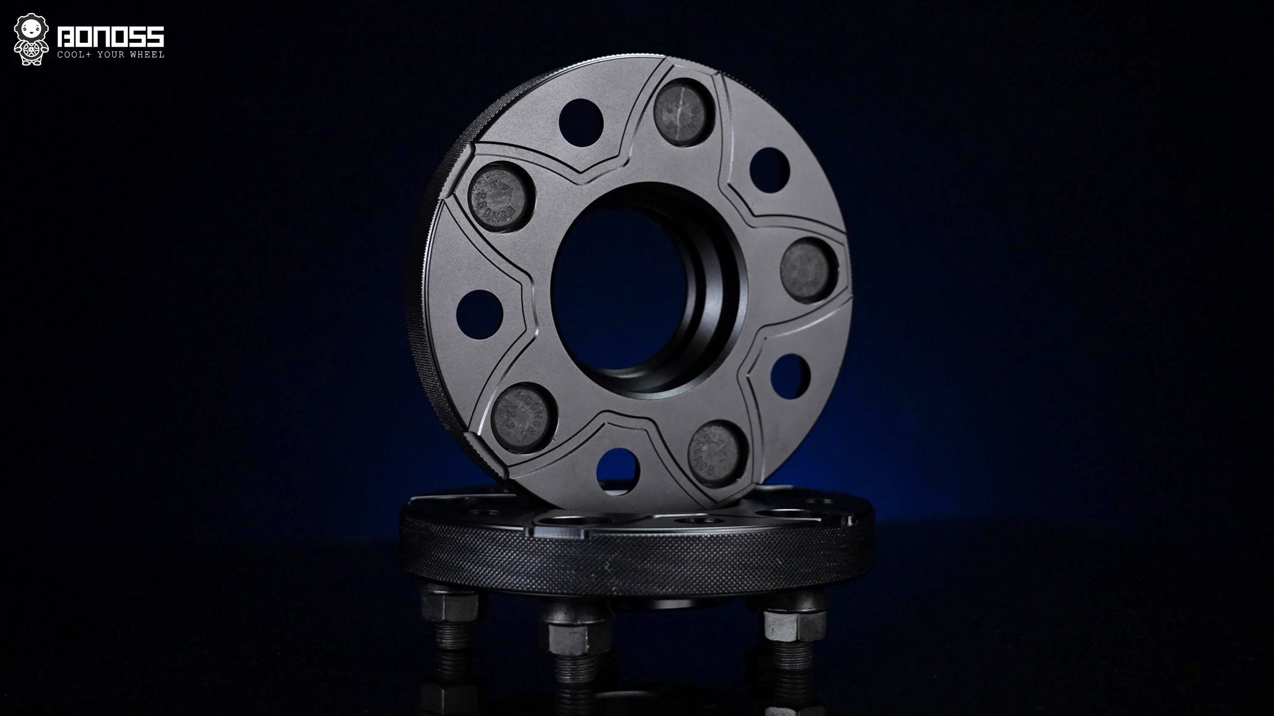 BONOSS Forged Active Cooling Honda Accord Wheel Spacers Front 25mm Rear 30mm Before and After (1)