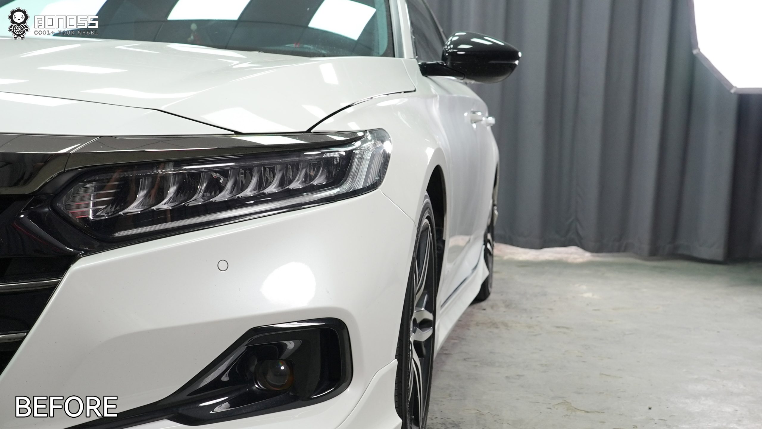 BONOSS Forged Active Cooling Honda Accord Wheel Spacers Front 25mm Rear 30mm Before and After (8)